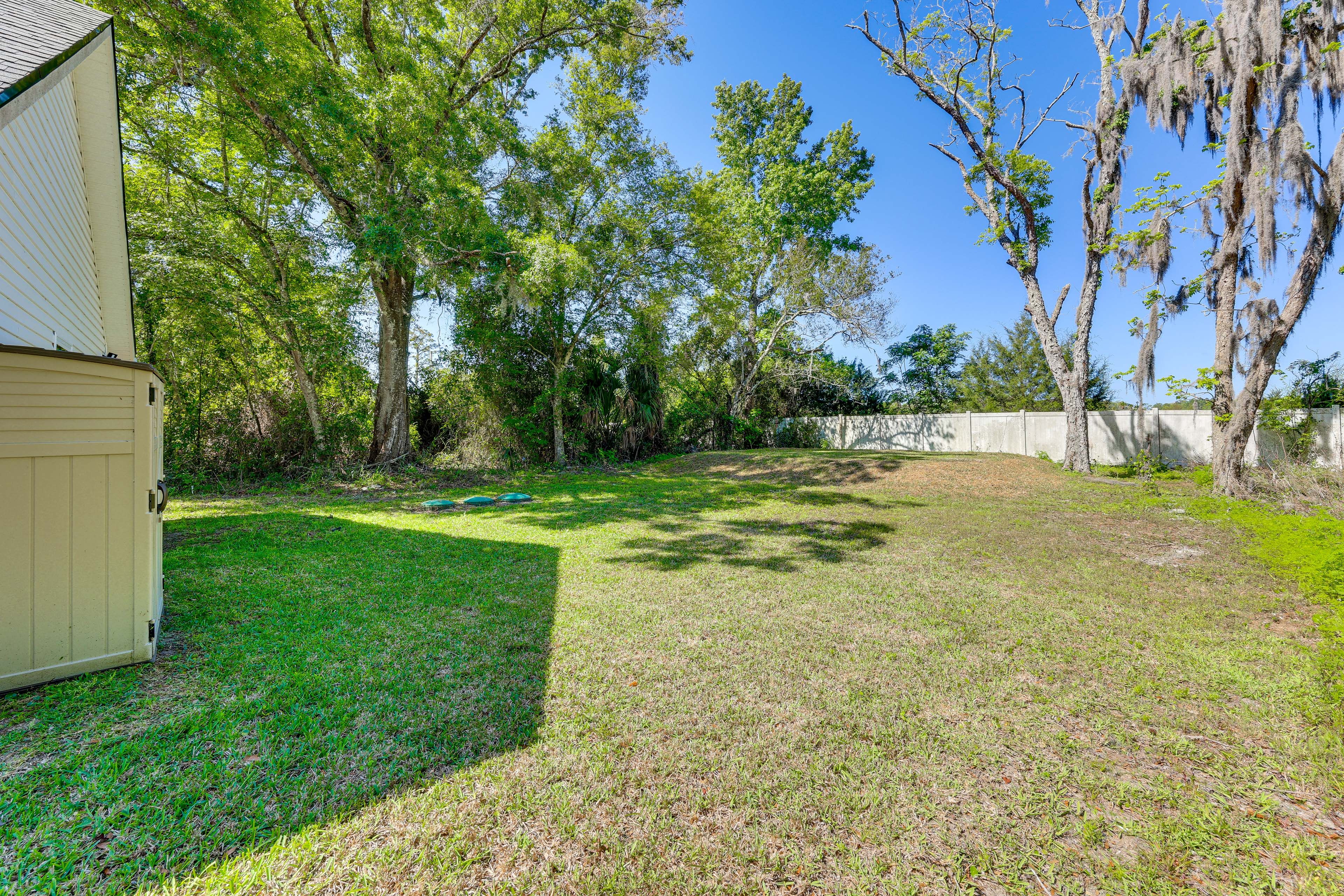 Private Backyard Area