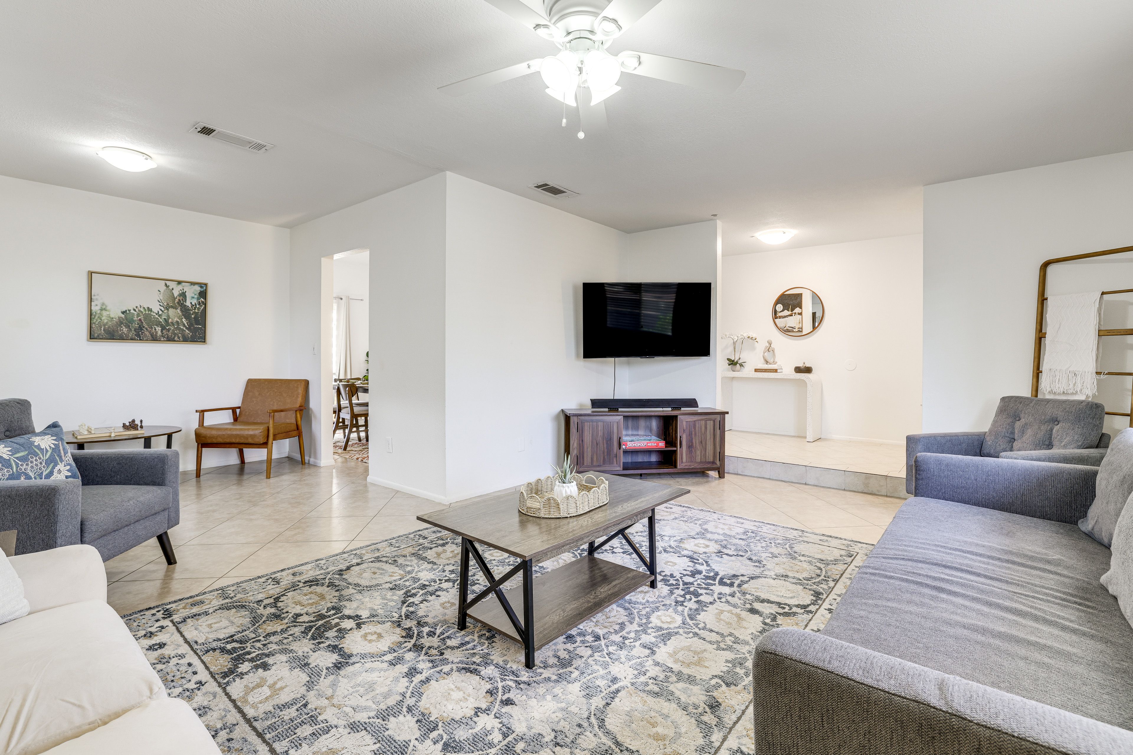 Living Room | Queen Sleeper Sofa | 1 Interior Step Required