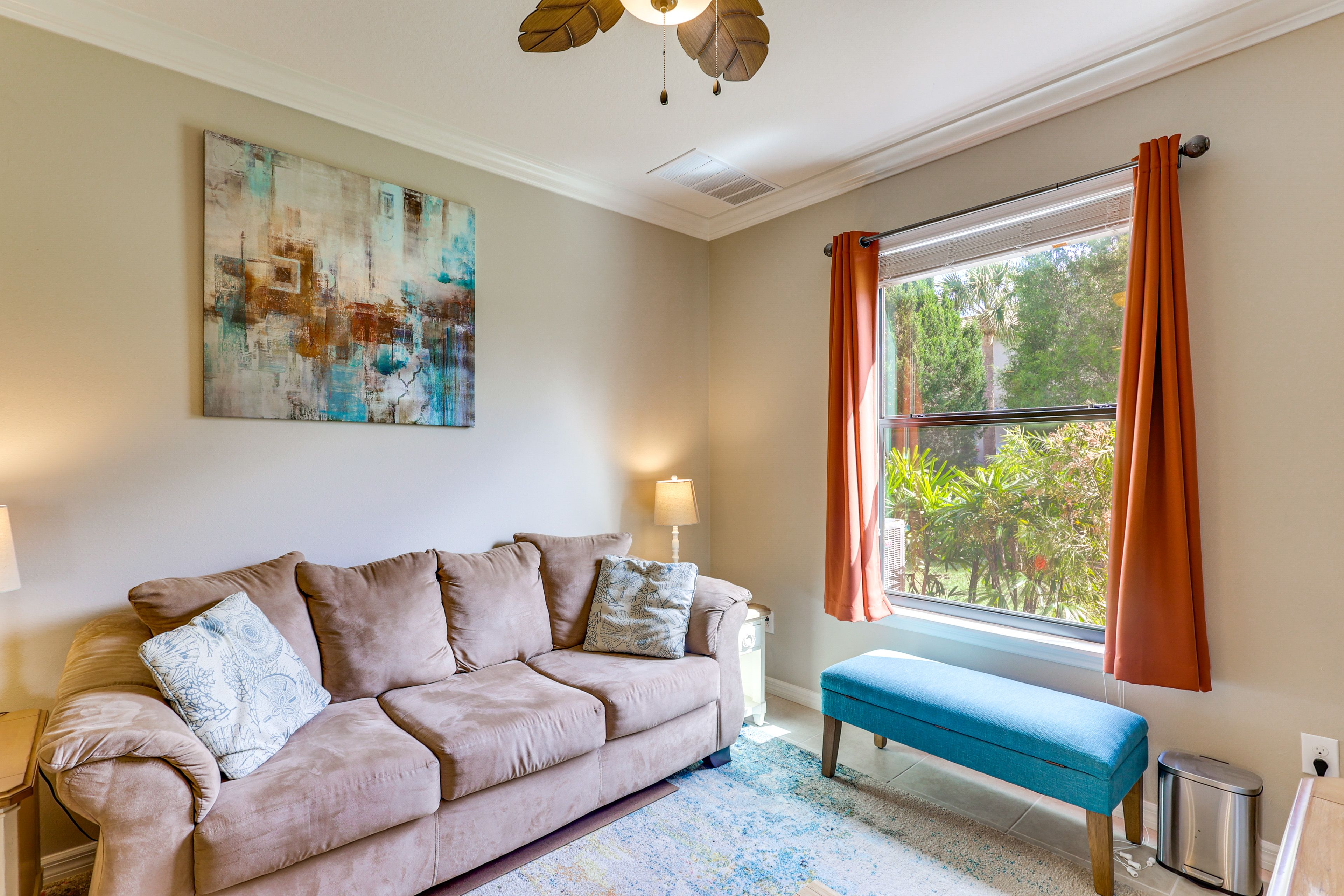 Side Living Area | Full Sleeper Sofa