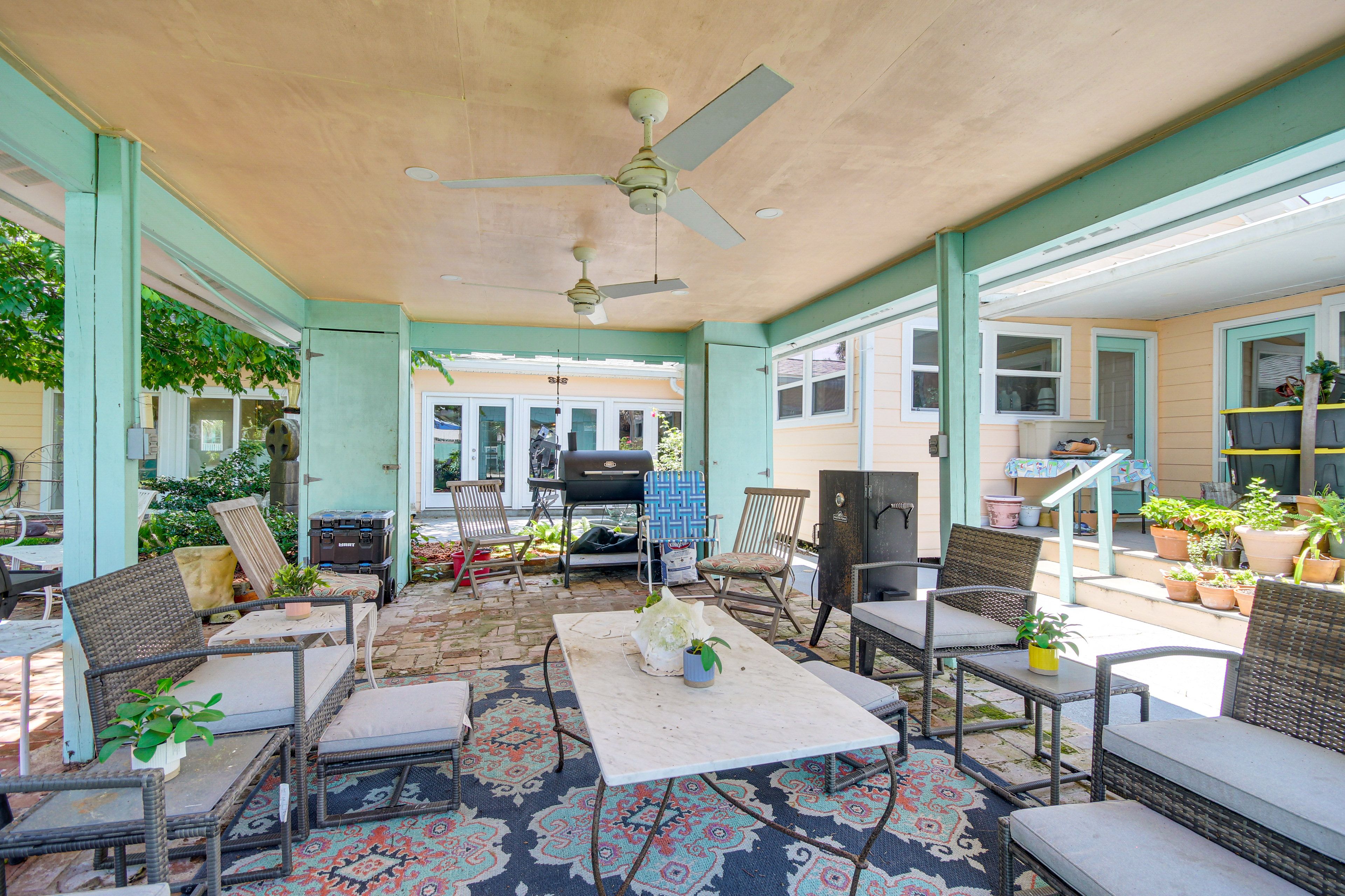 Covered Patio | Private Yard w/ Pool