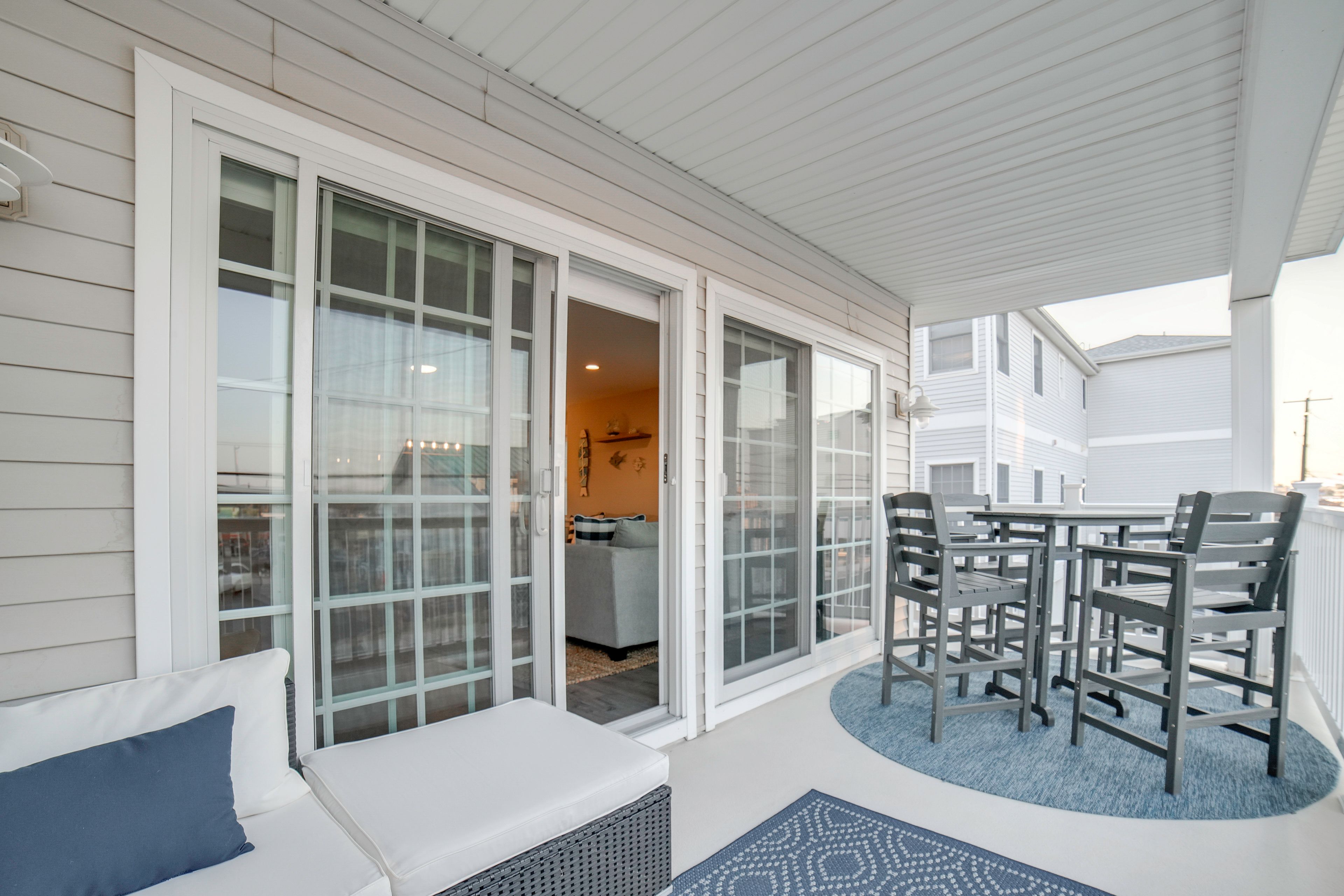 Wildwood Vacation Rental | 4BR | 2BA | 1,000 Sq Ft | Stairs Required
