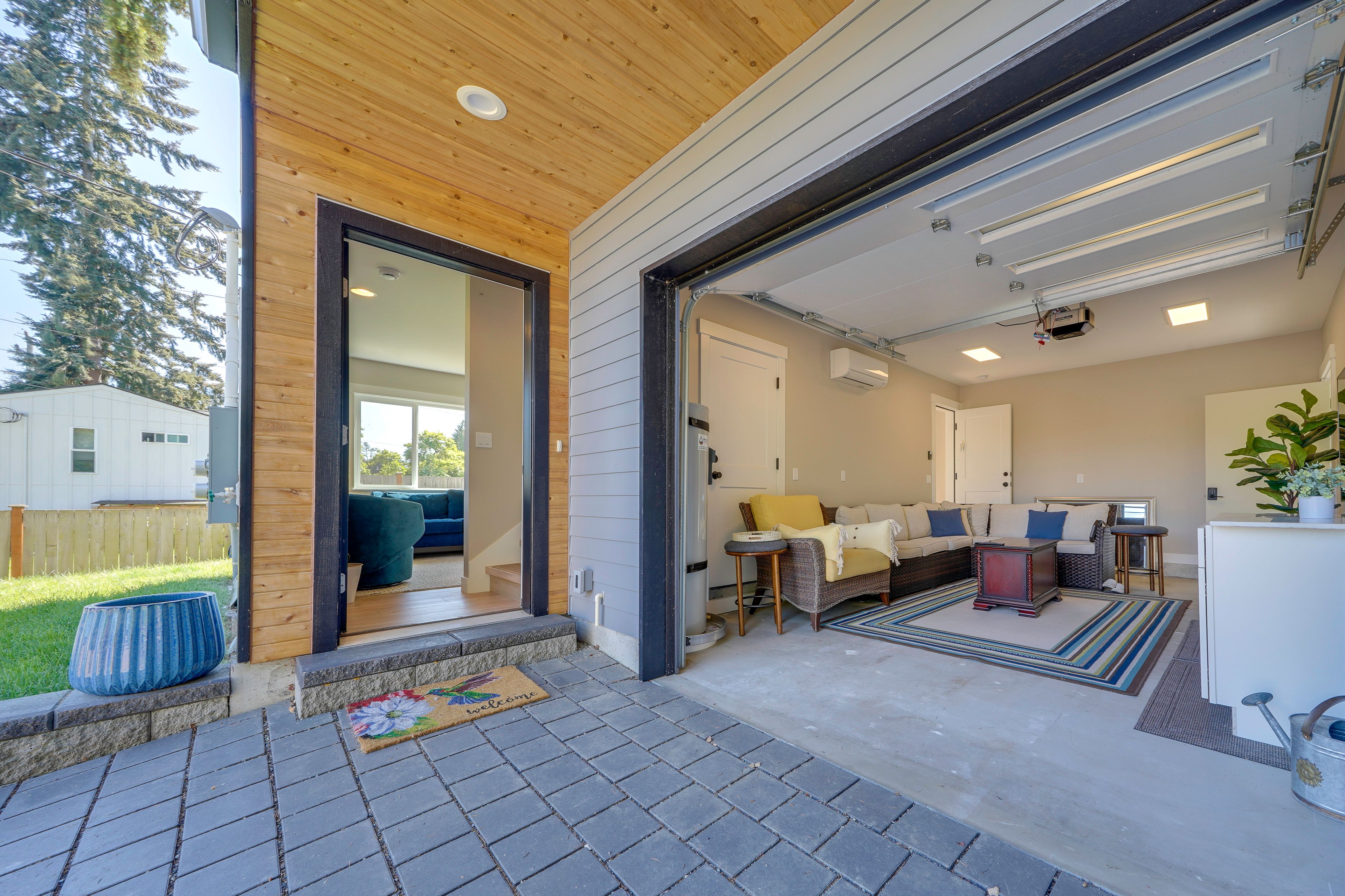 Garage Lounge Area (Closeable Door) | Home Entrance | 1 Step Required