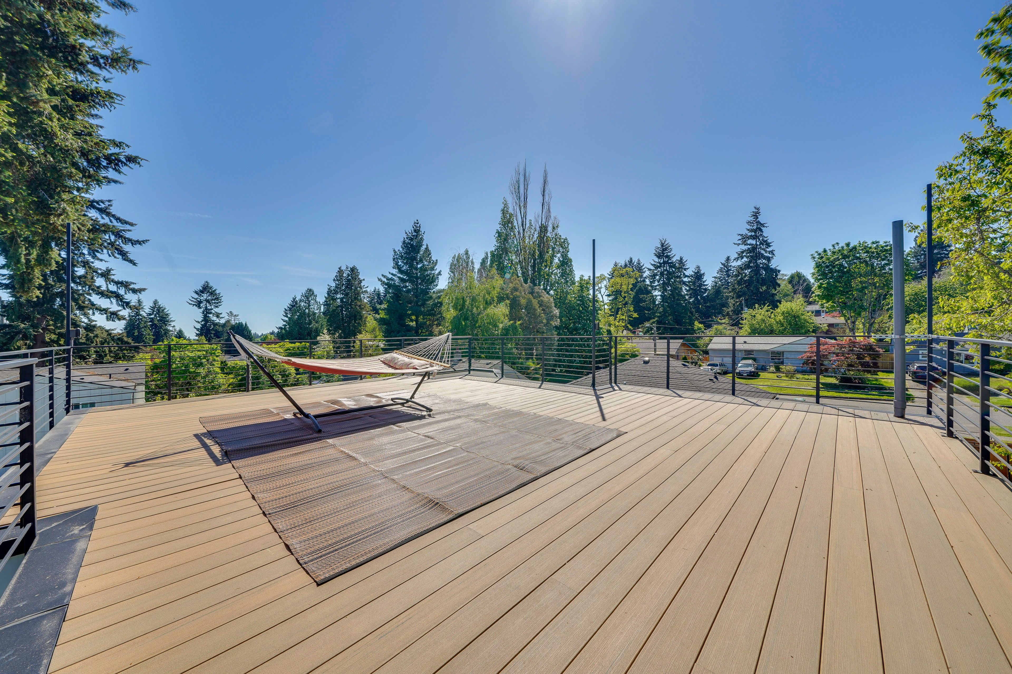Rooftop Deck | Mount Rainer Views