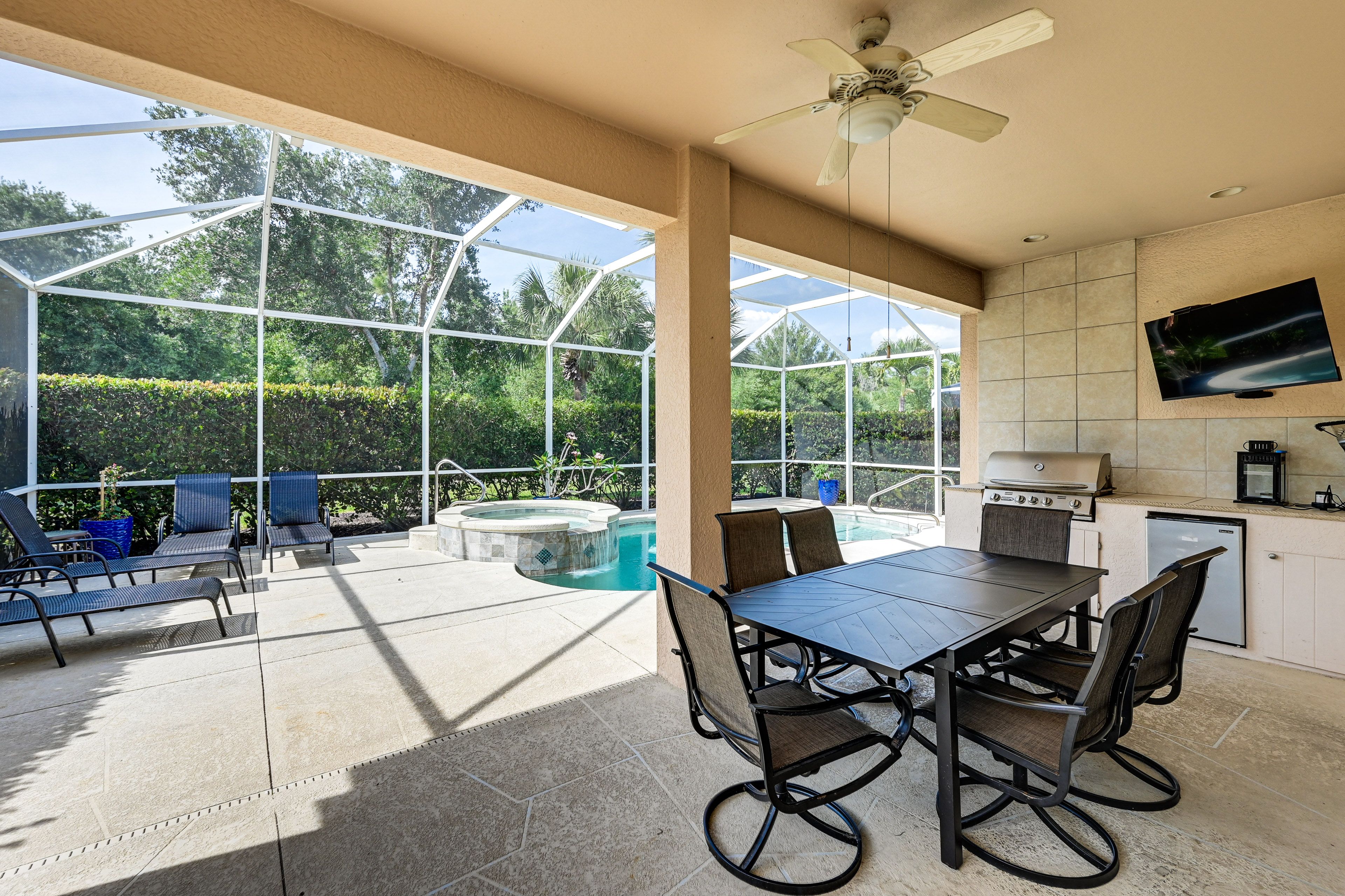 Furnished Lanai | Kitchen | Dining Area