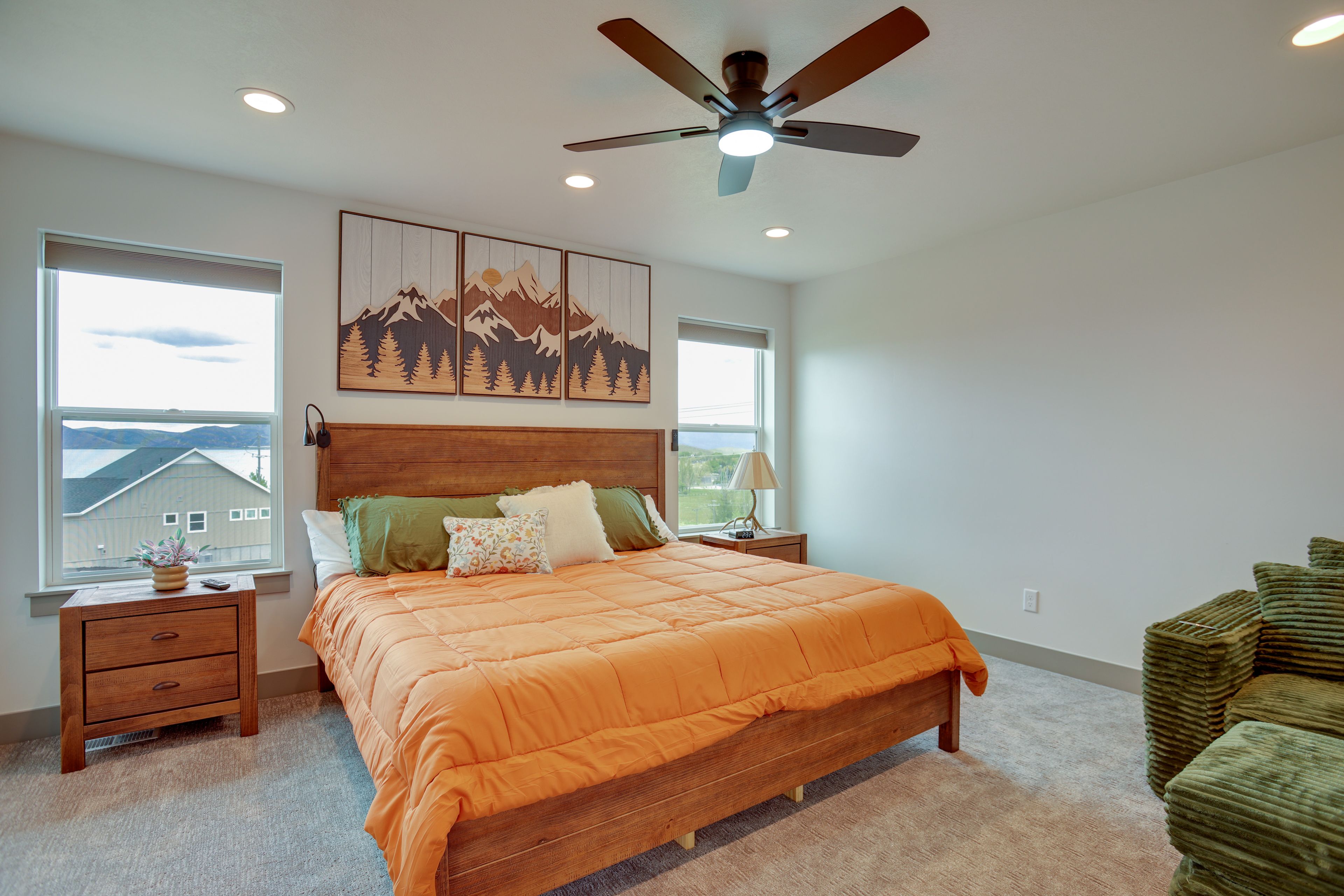 Bedroom 1 | King Bed | Twin Futon | Main Level