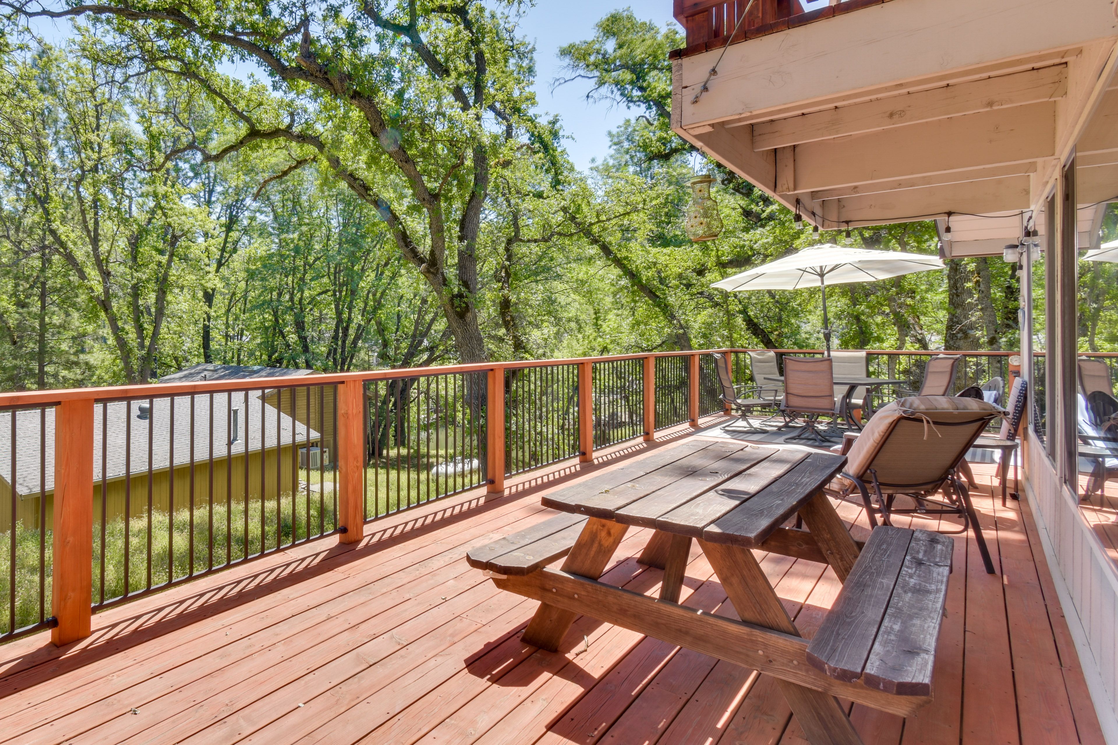 Furnished Deck | Outdoor Dining | Lake Views