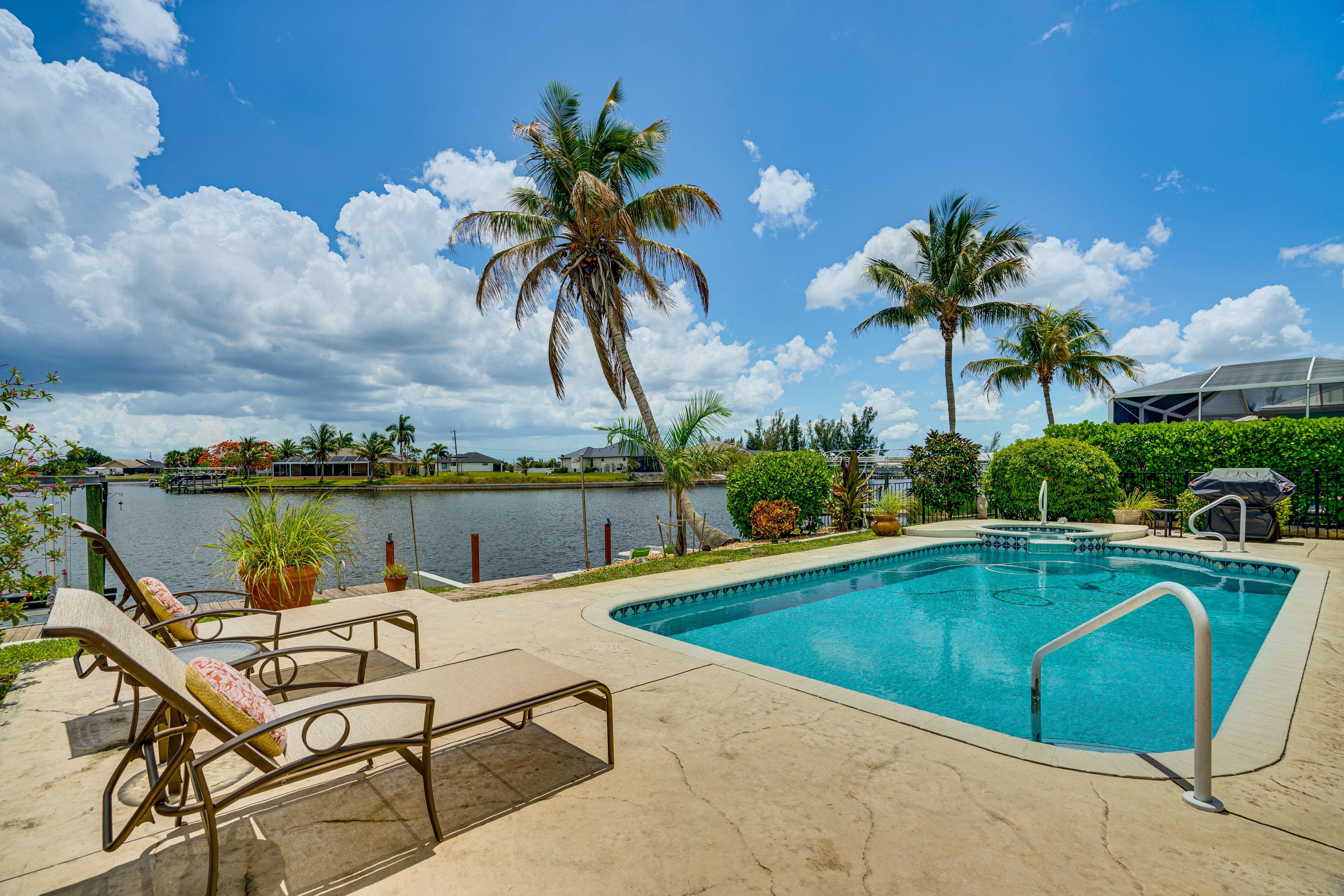 Cape Coral Vacation Rental | 3BR | 2BA | 2,000 Sq Ft | Step to Enter