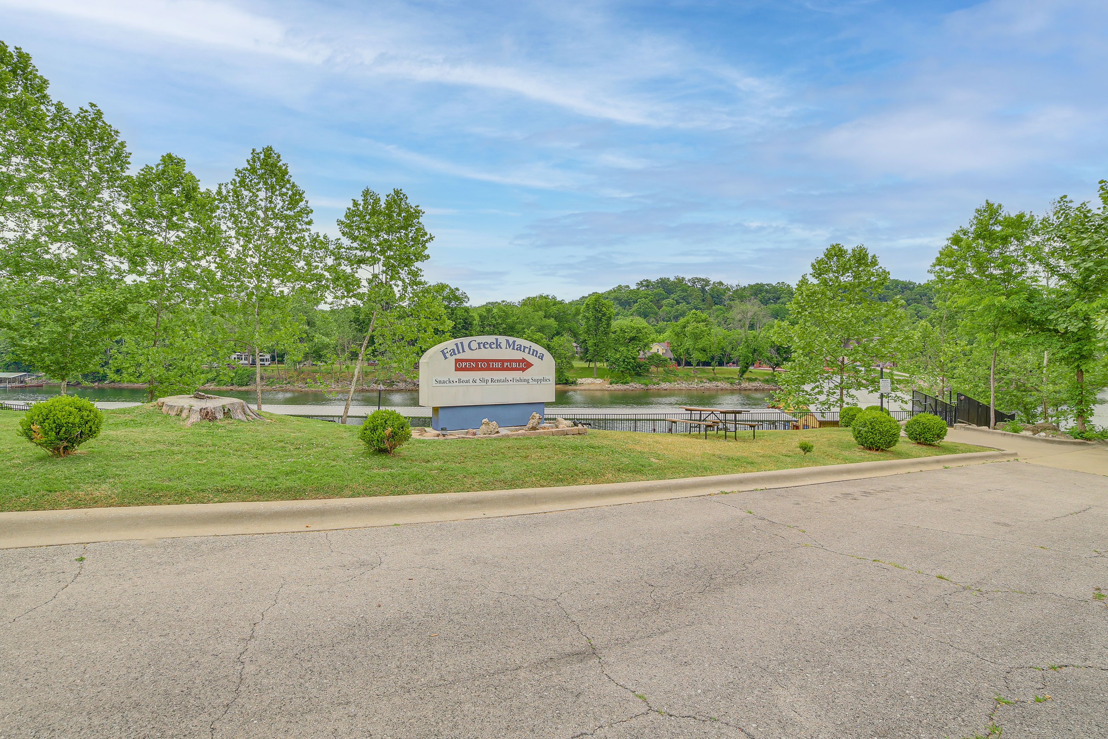 Located in Fall Creek | Lake Access