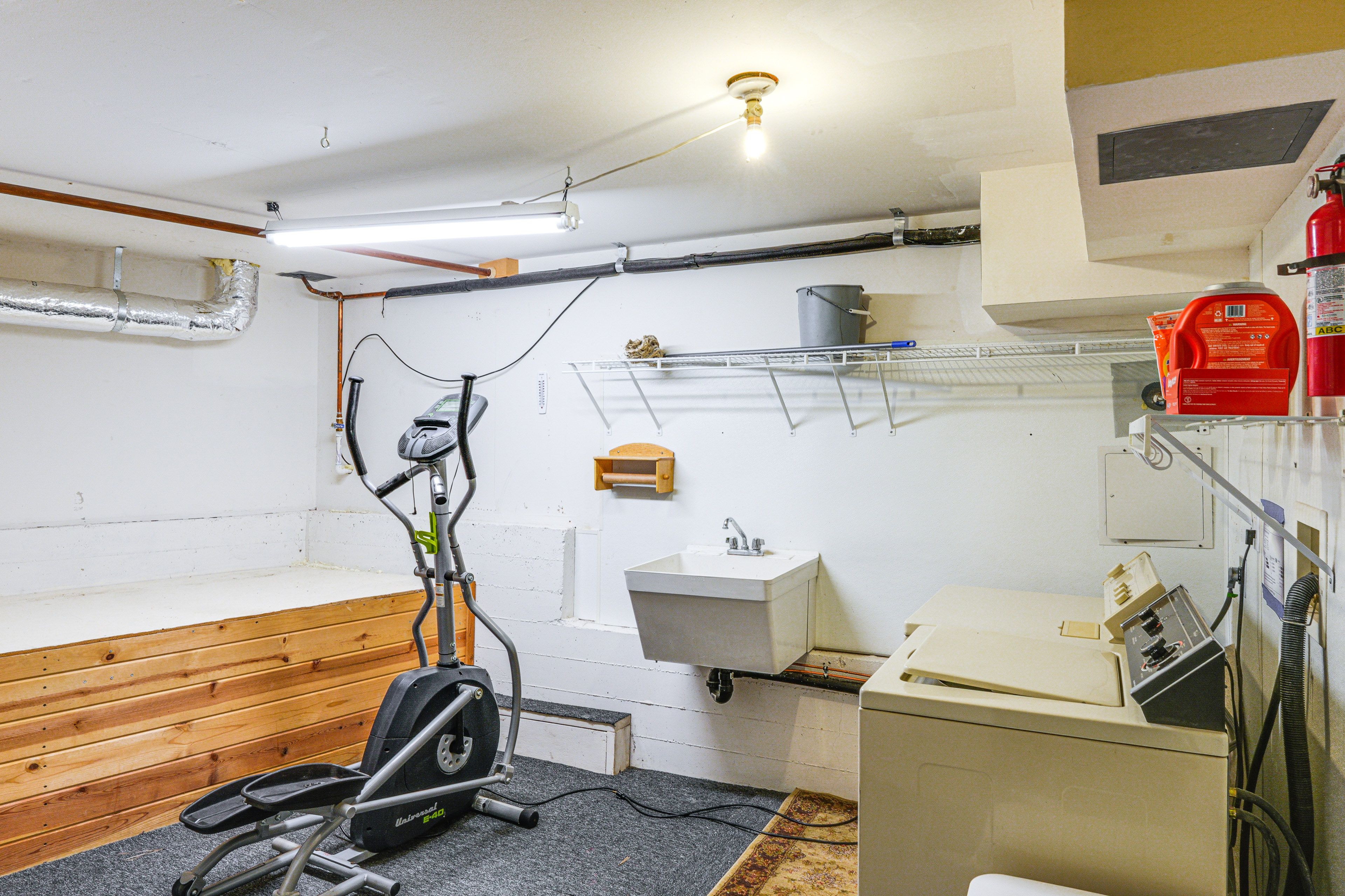 Laundry Room | Exercise Equipment | Washer & Dryer