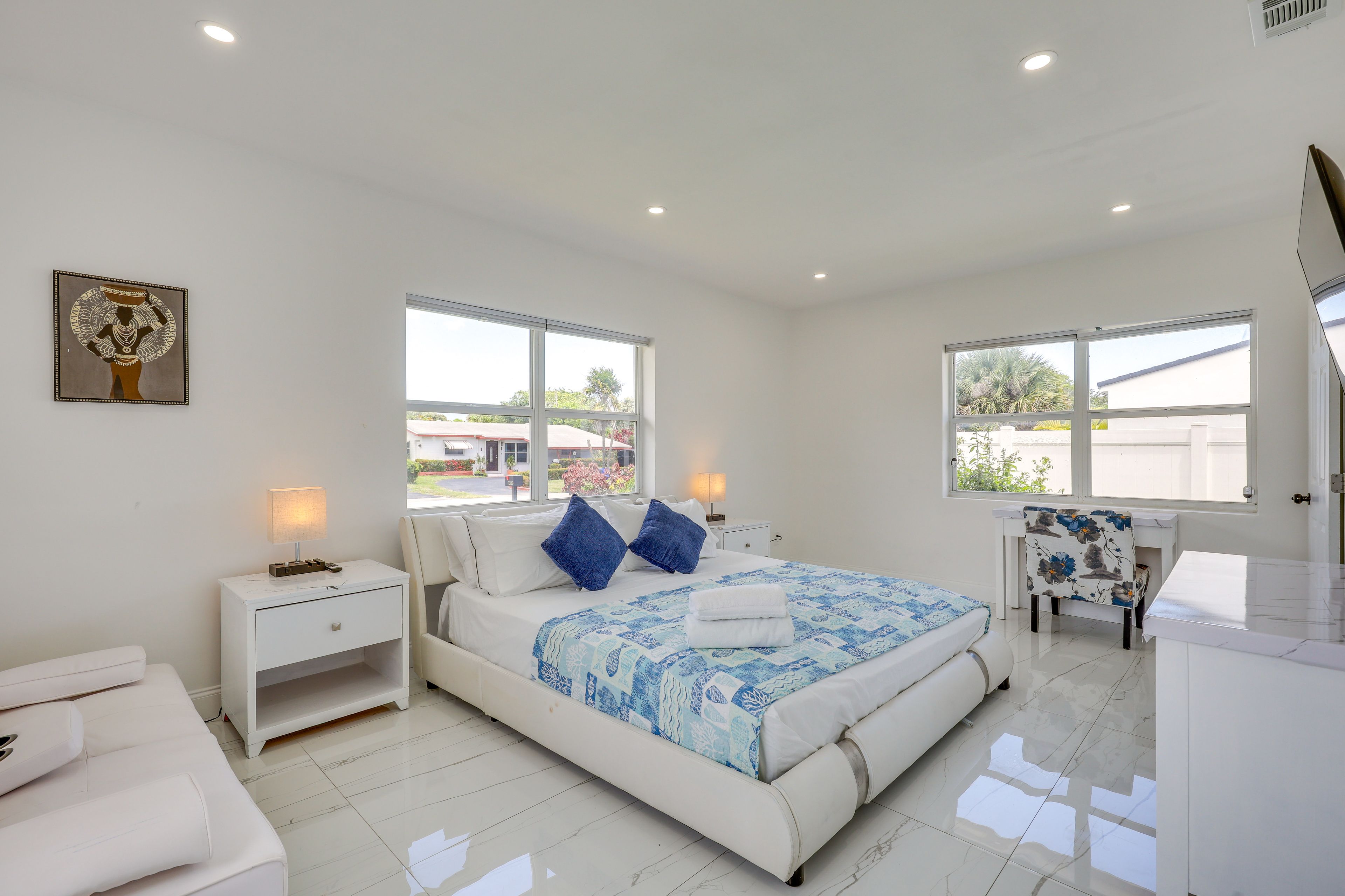 Bedroom 1 | King Bed | Queen Sleeper Sofa