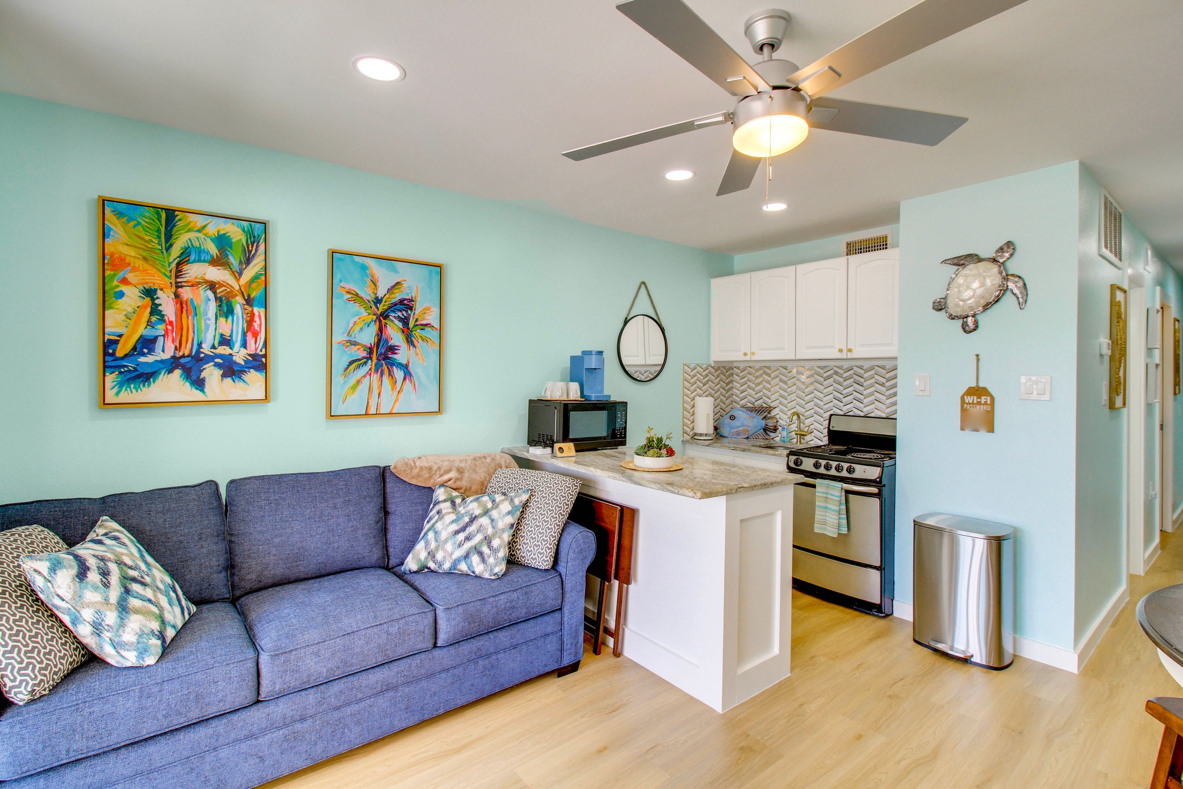 Corpus Christi Vacation Rental | 1BR | 1BA | 420 Sq Ft | Step-Free Access
