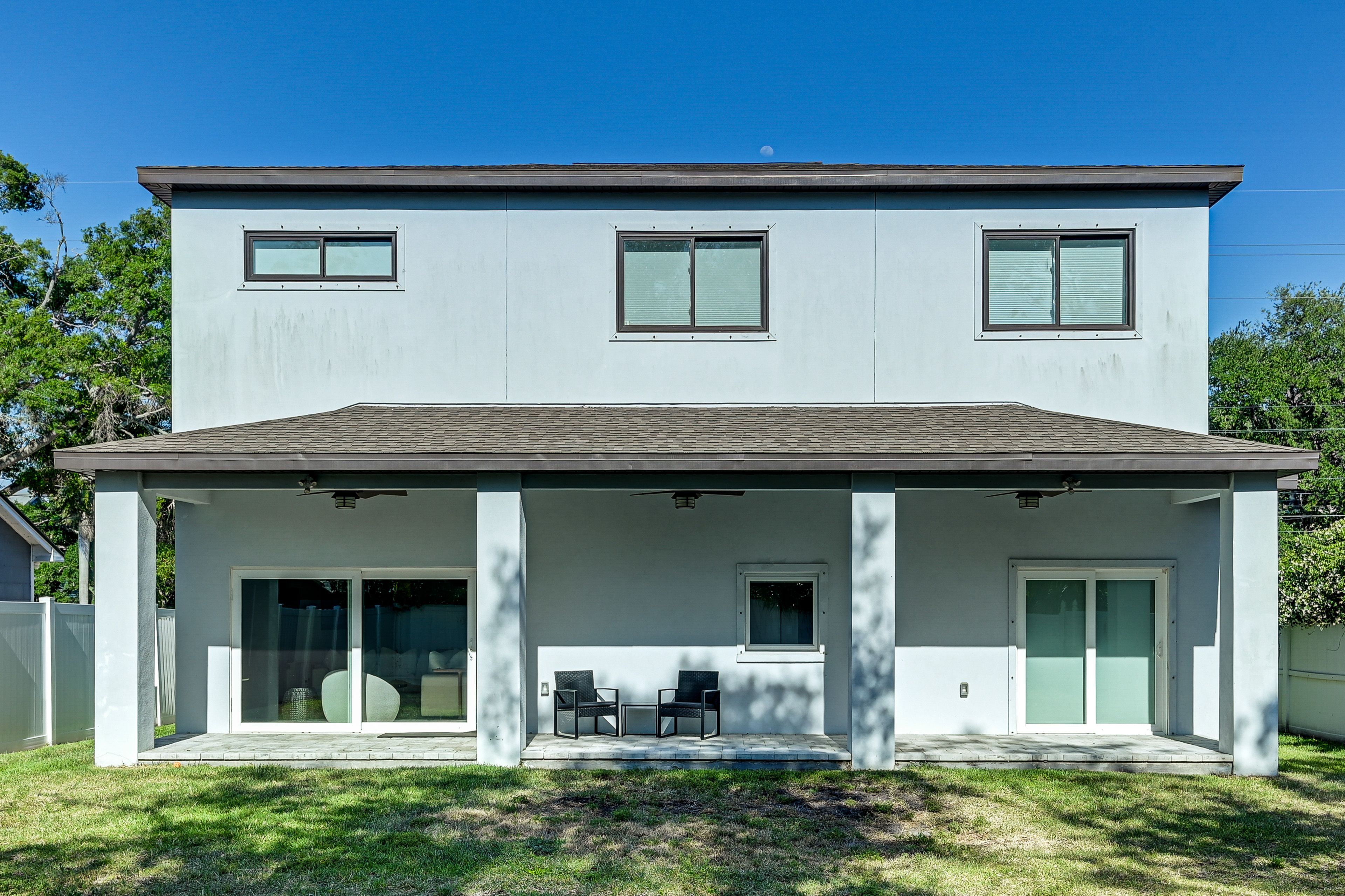 Property Exterior | Covered Patio | Private Yard