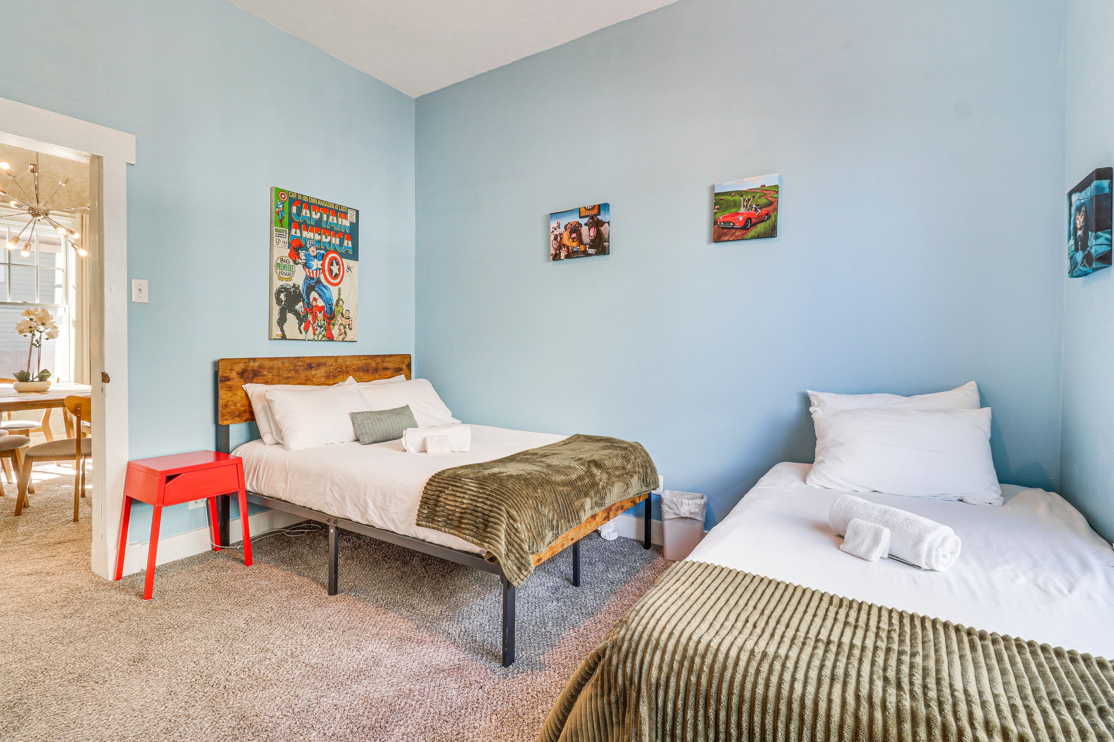 Main House | Bedroom 3 | Full Bed | Twin Bed