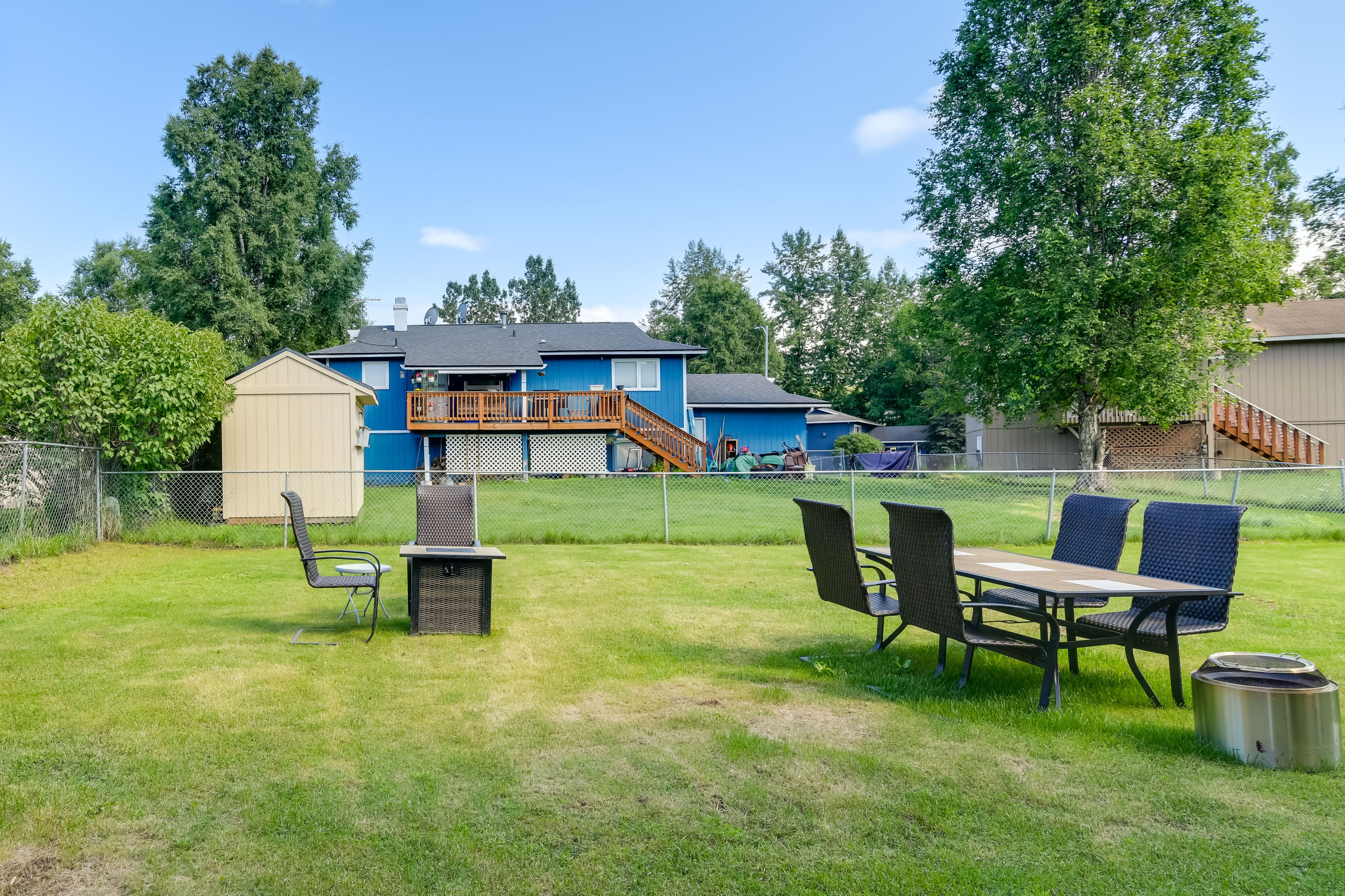 Private Backyard Area