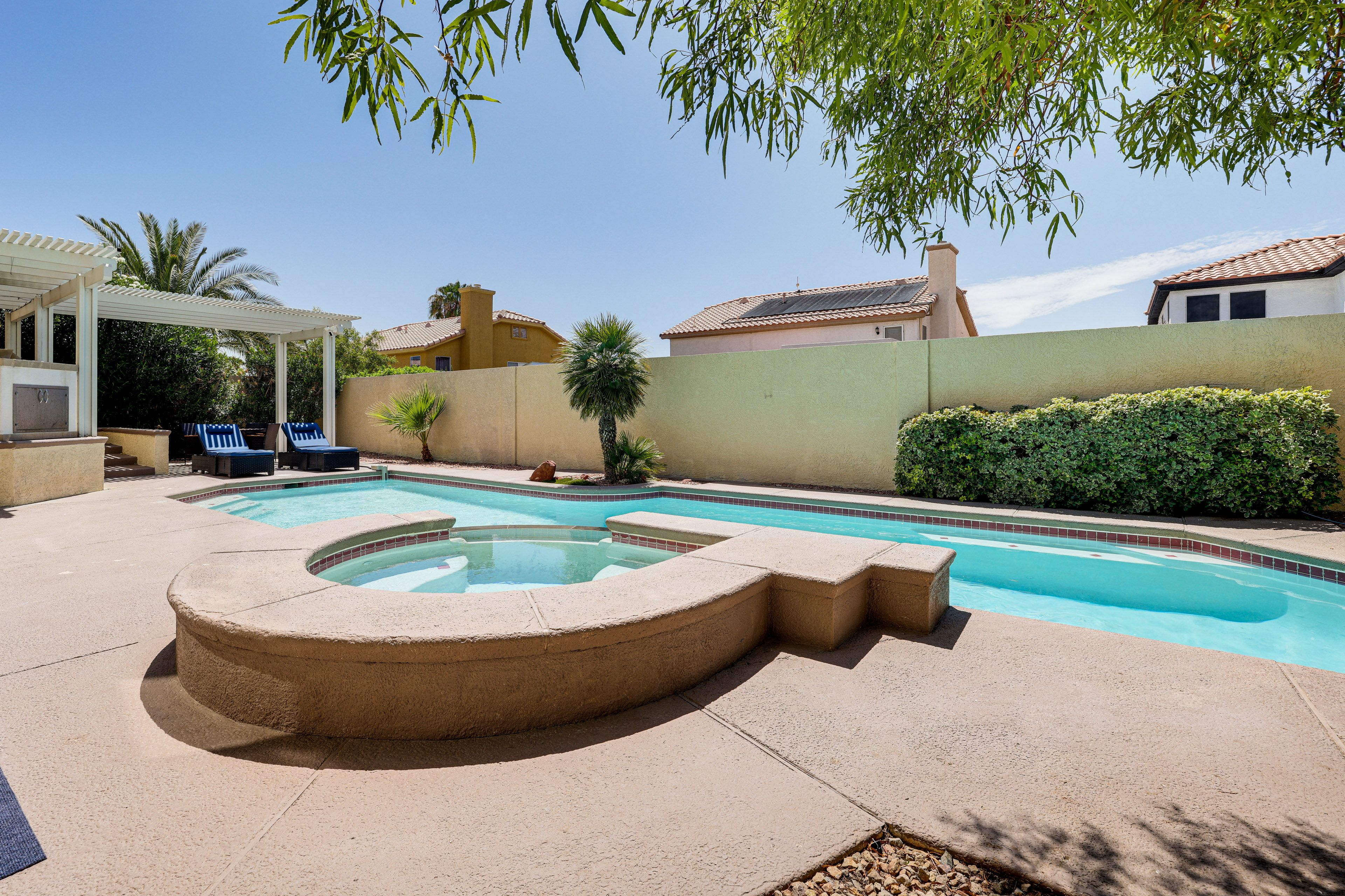 Private Backyard Area