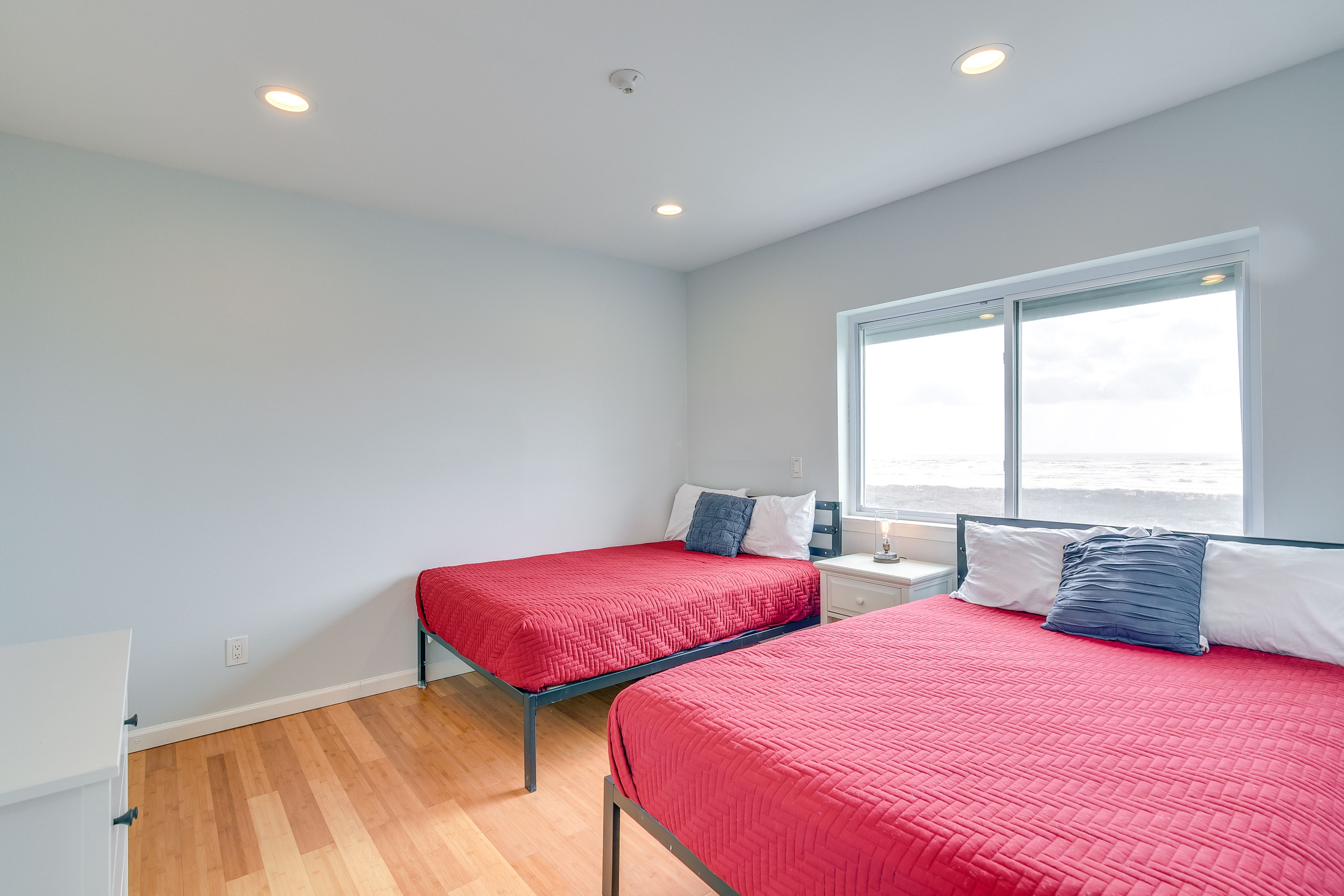 Bedroom 4 | 2 Full Beds | Modern Surfside | 2nd Floor