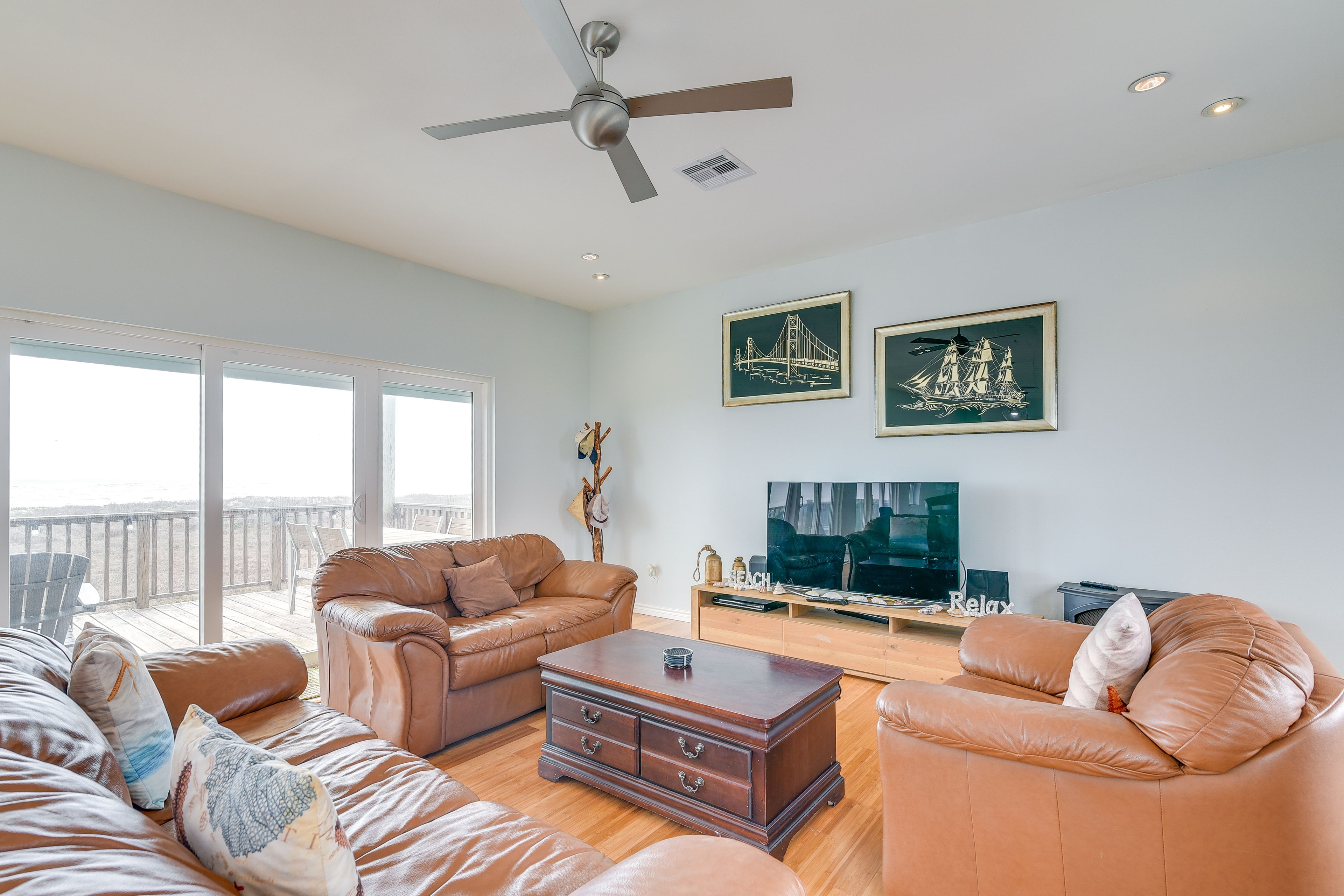 Living Room | Surfside Serenity | 1st Floor