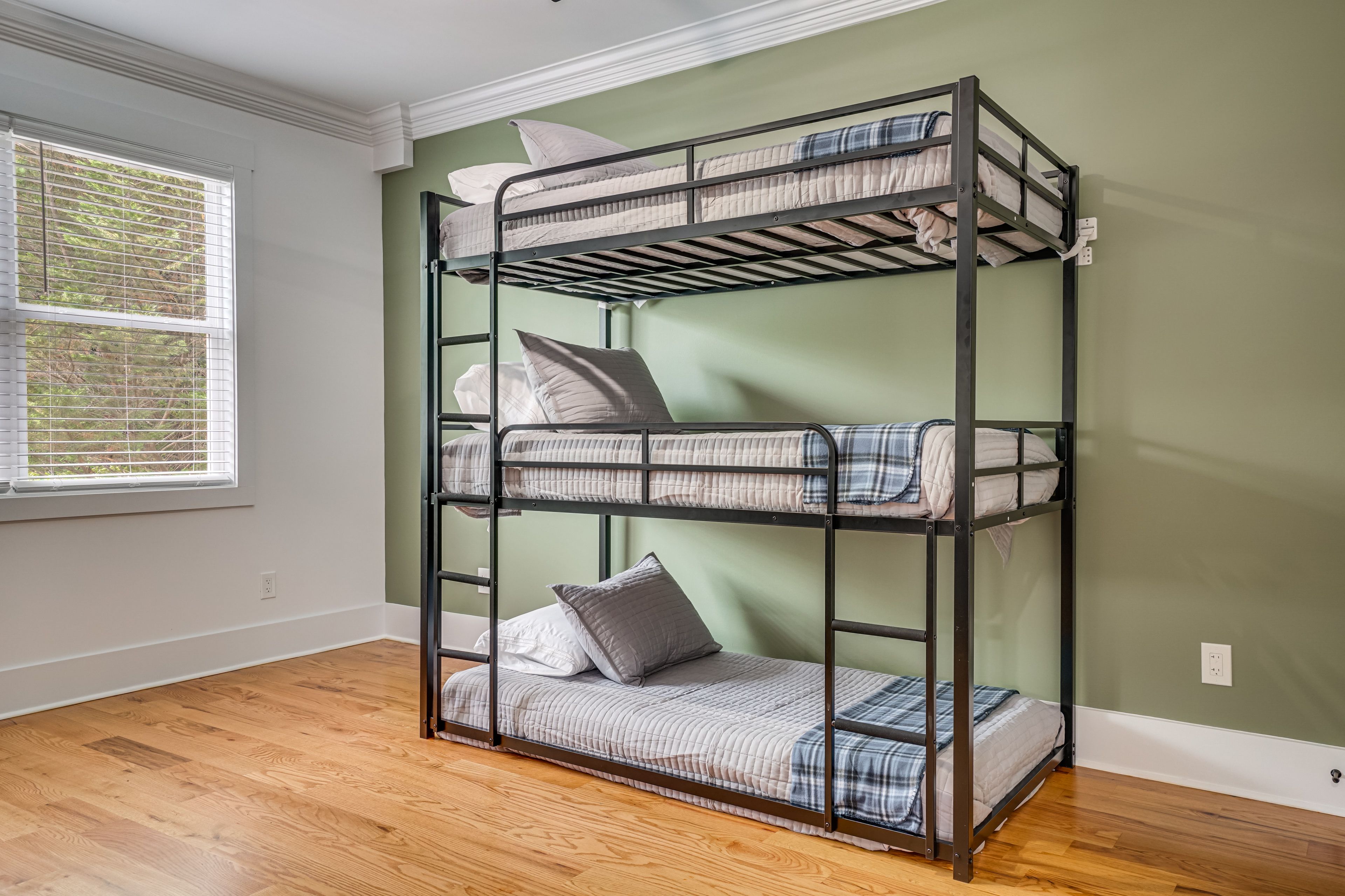 Bedroom 4 | Triple Twin Bunk Bed | 2nd Floor