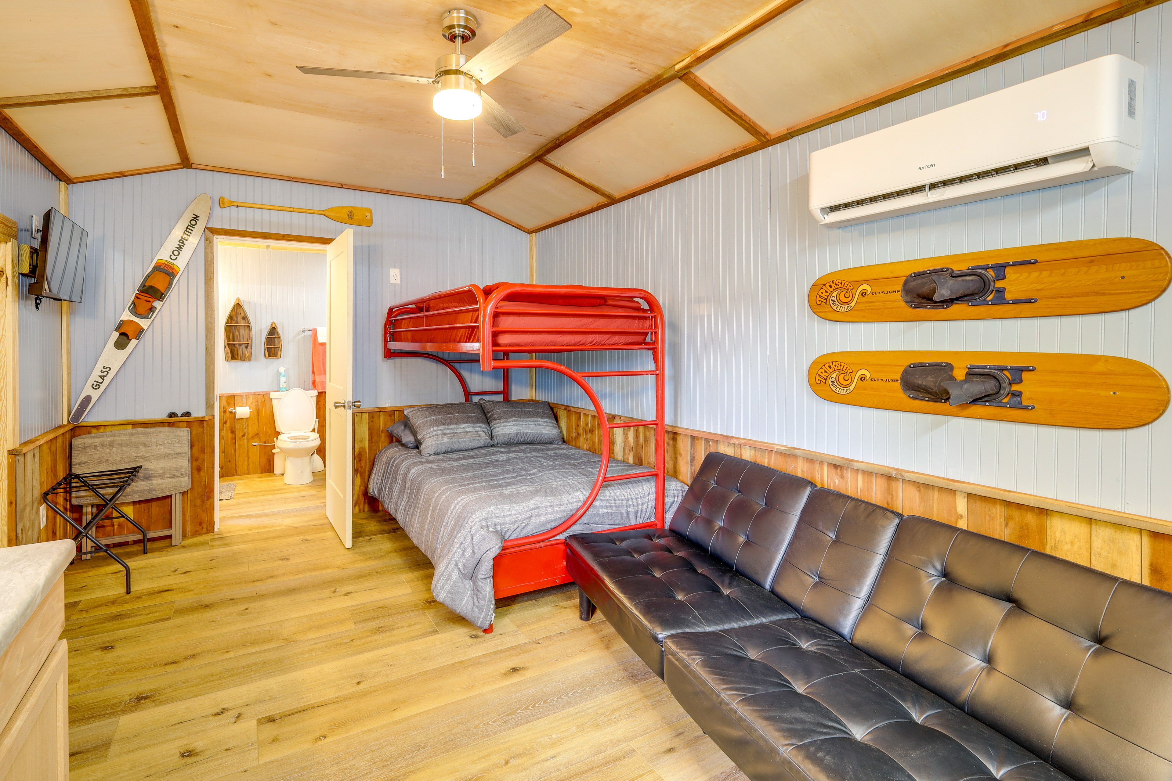 Studio | Sleeping Area | Twin/Full Bunk Bed | Full Futon