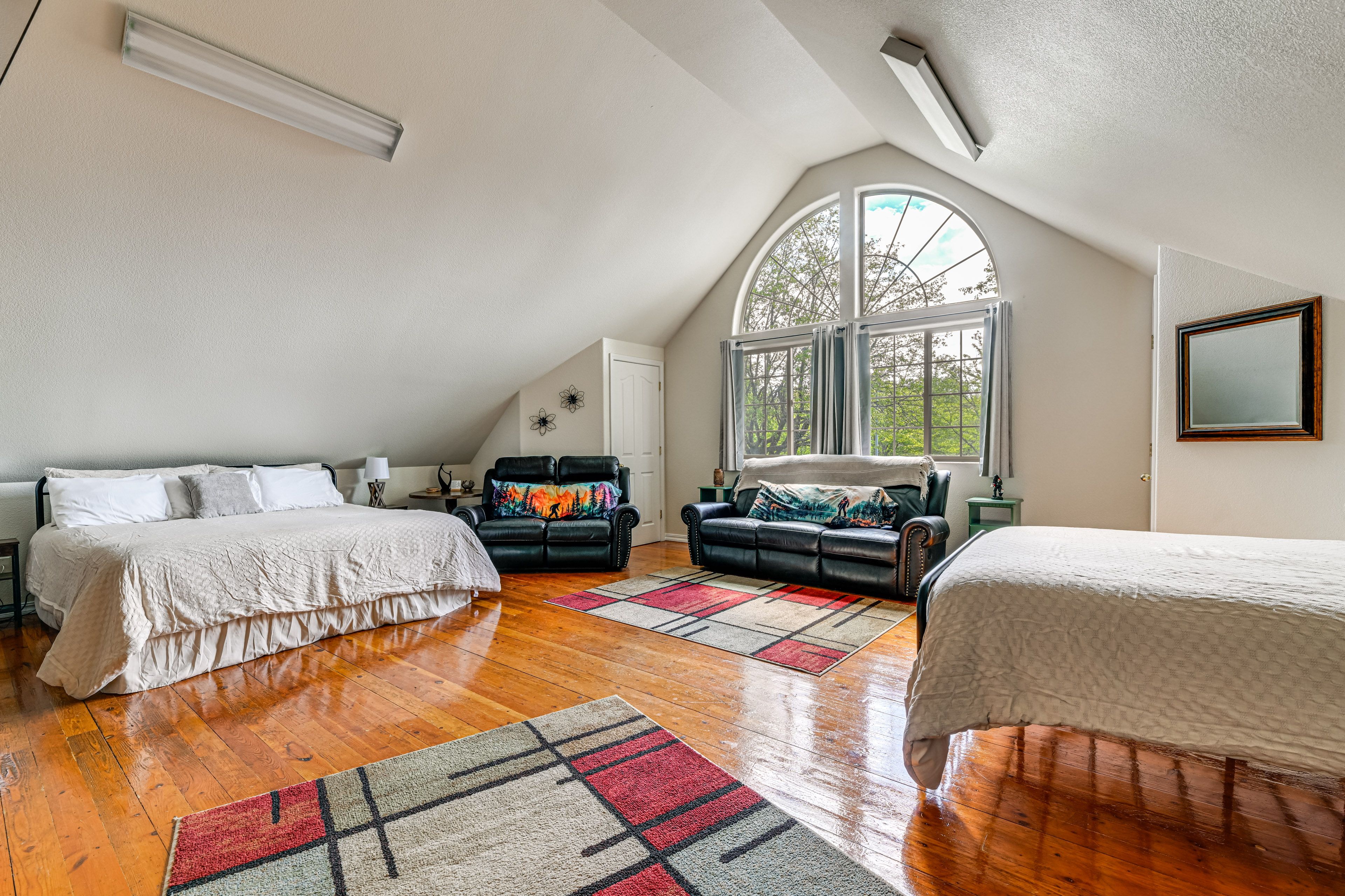 Bedroom 2 (Sasquatch Loft) | King Bed | Full Bed | 2 Sleeper Sofas | Upper Level