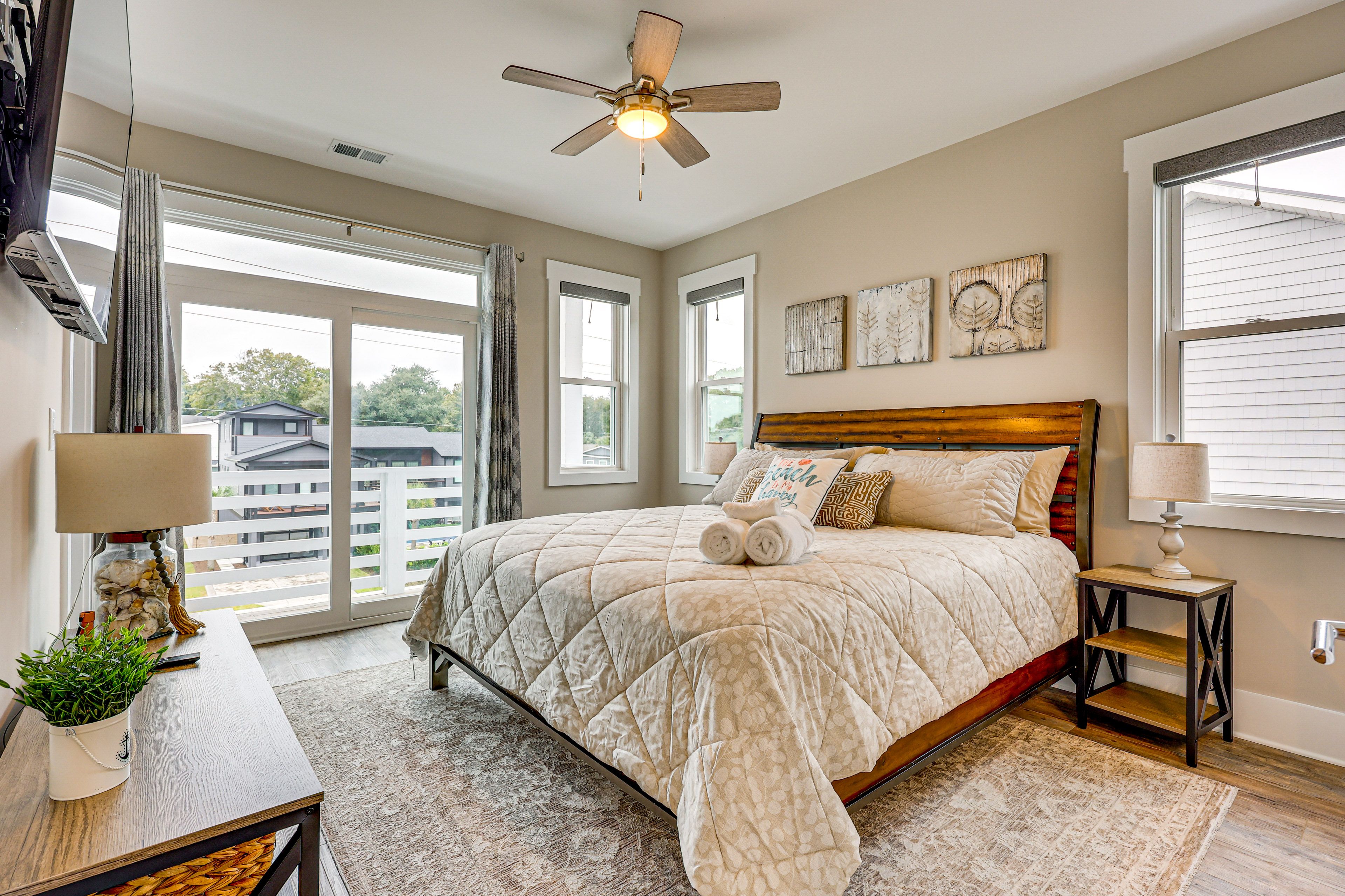 Unit 2A | Bedroom 1 | King Bed | 4th Floor