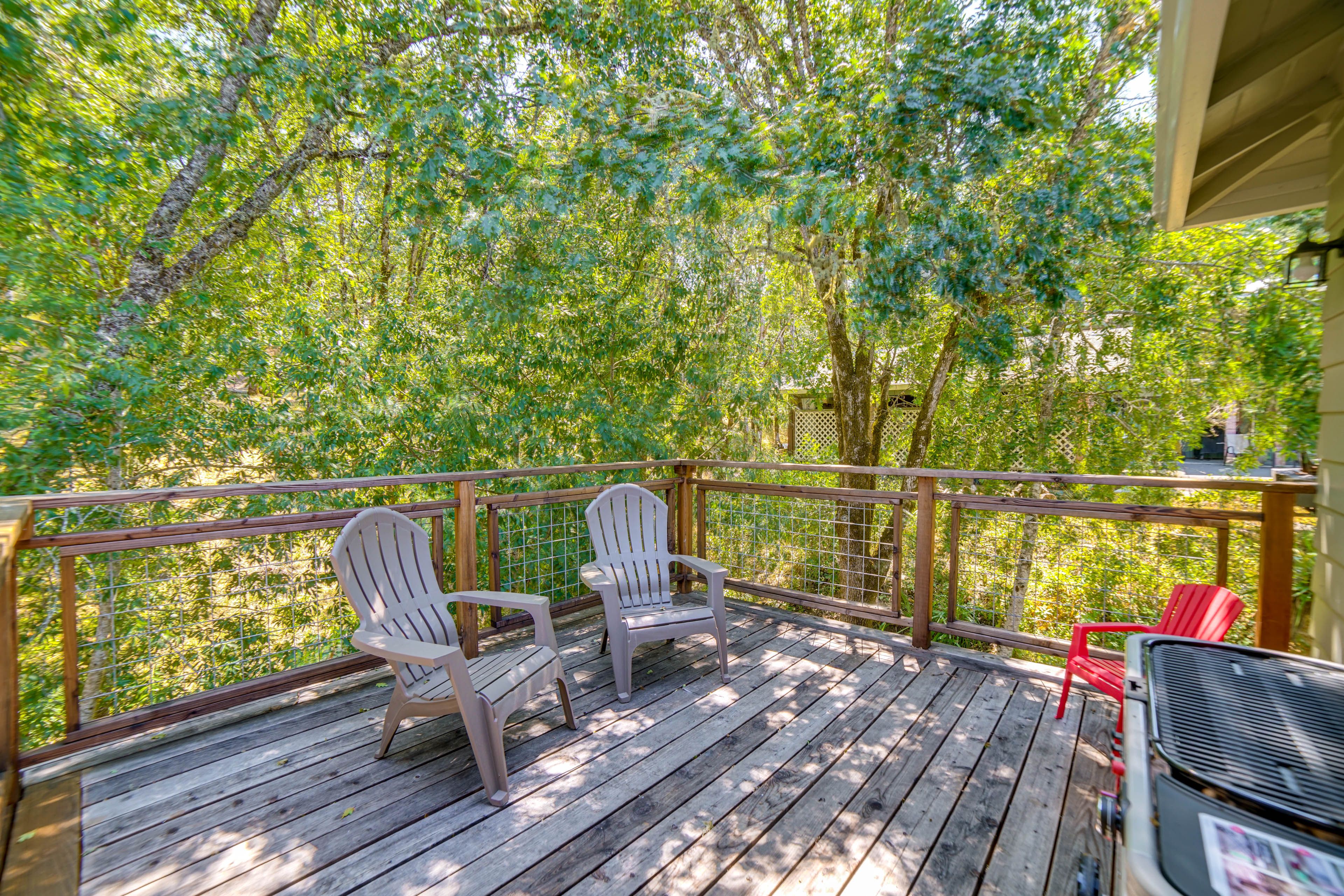 Furnished Deck | Wooded Lot | Private Yard