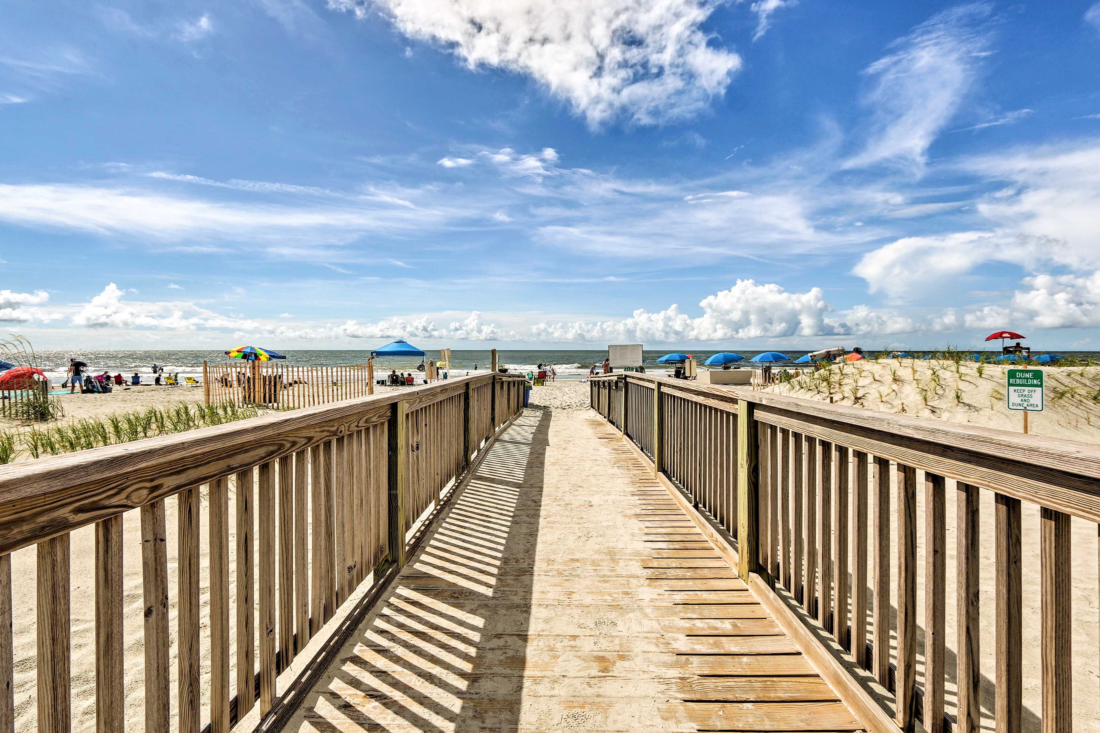 Beach Access On-Site