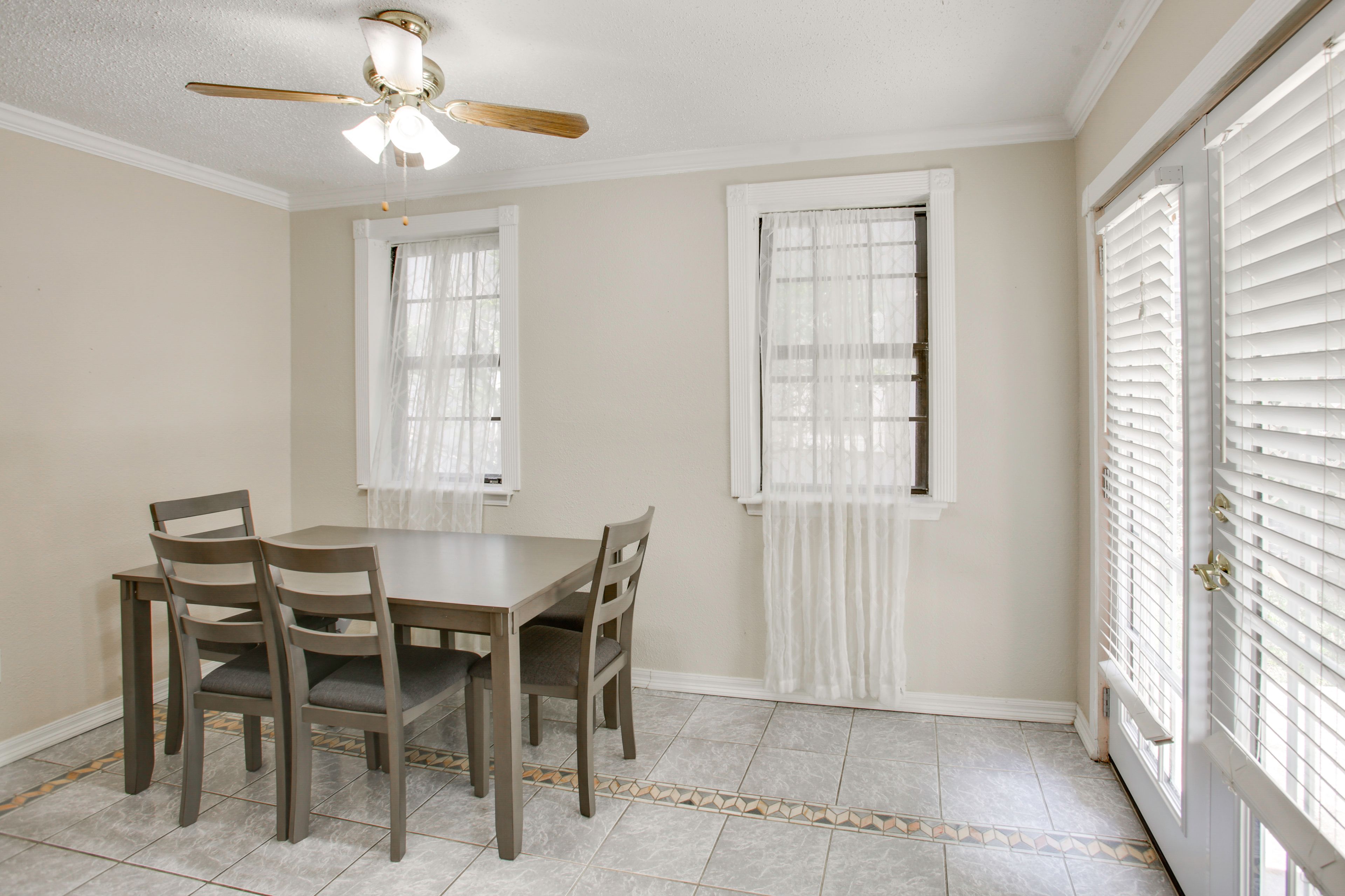 Dining Room | Dishware/Flatware Provided | 1st Floor