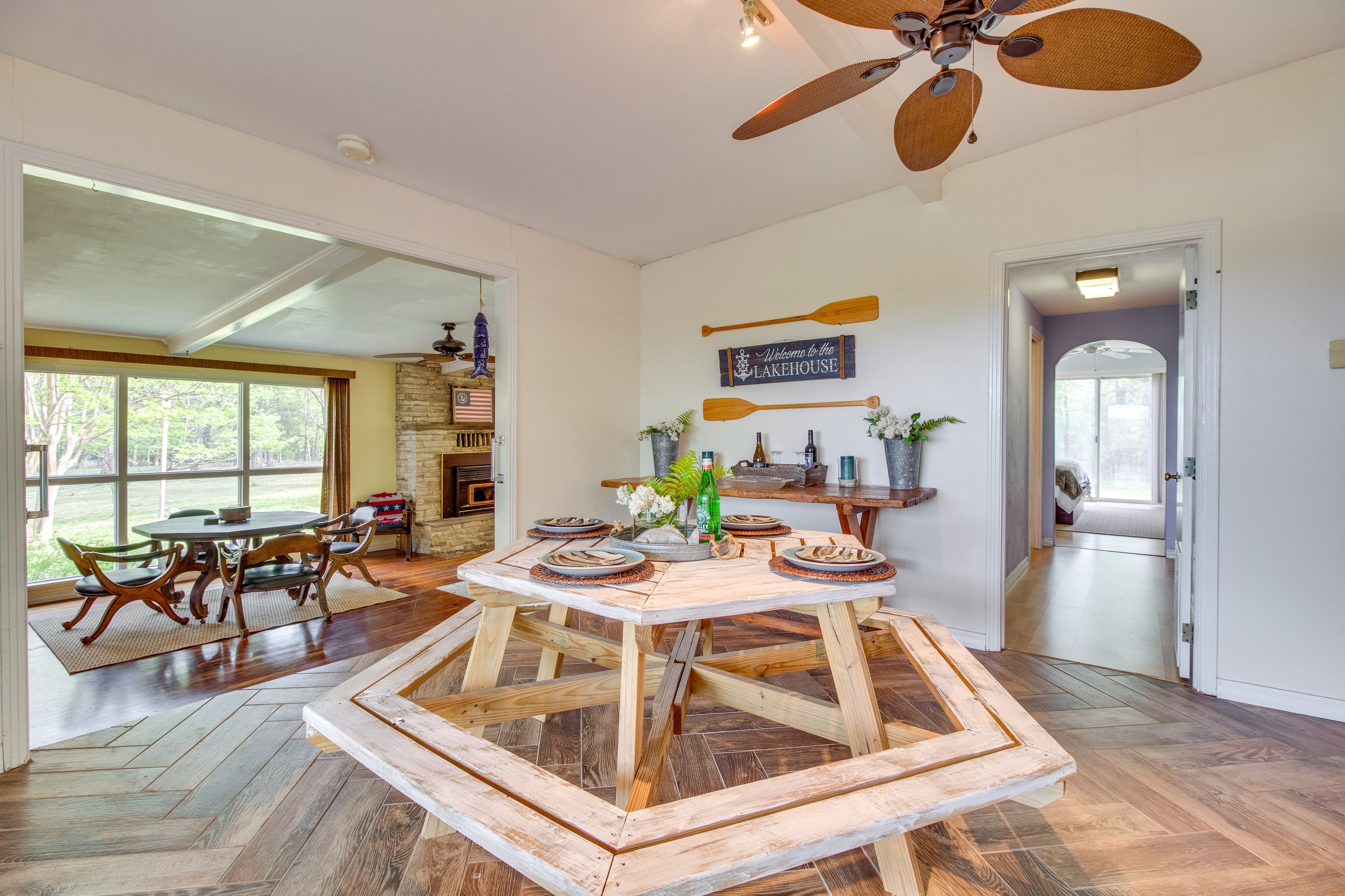 Main House Interior | Single-Story Home | Central Heating & A/C