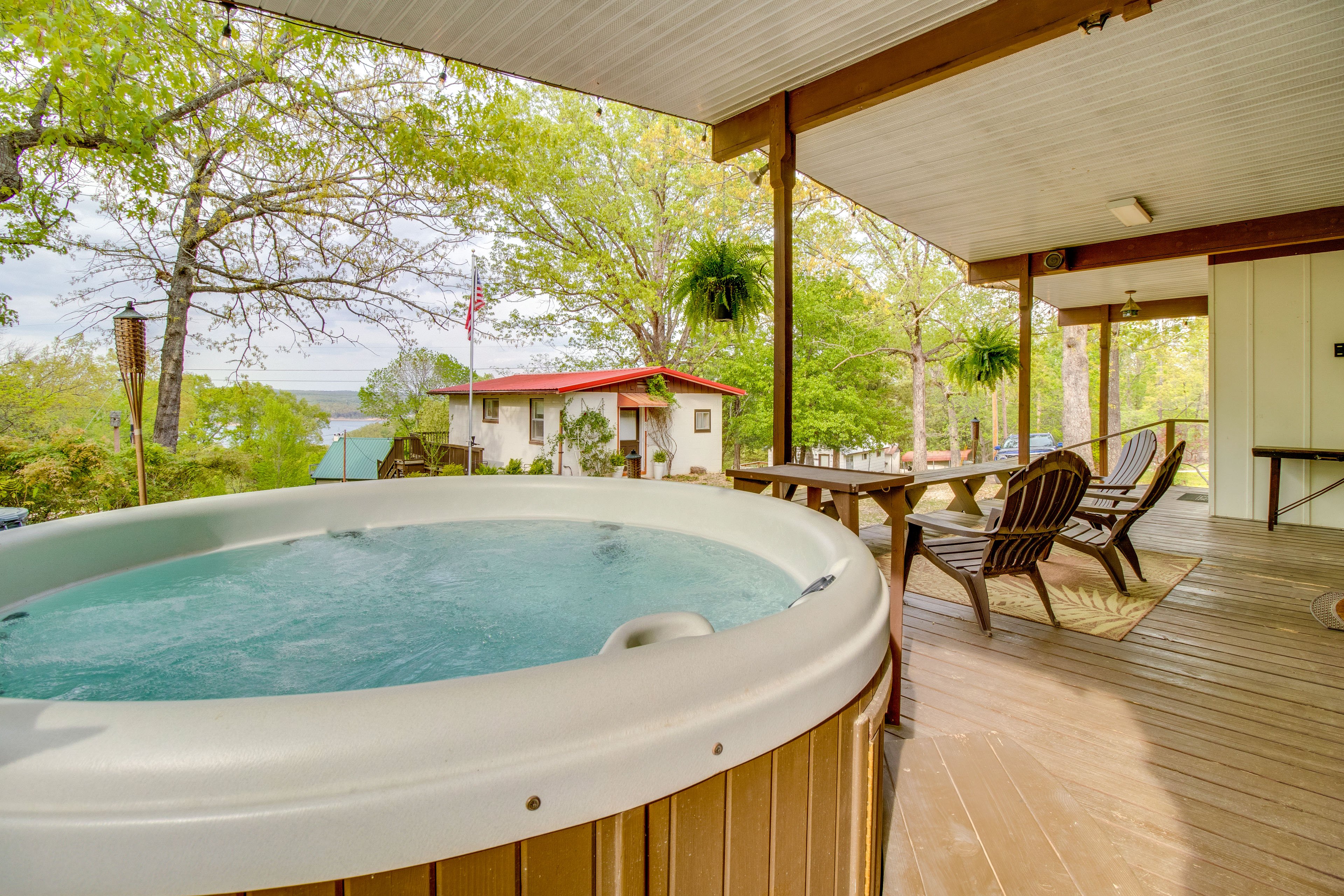 Main House Exterior | Covered Deck | Hot Tub | 2 Grills