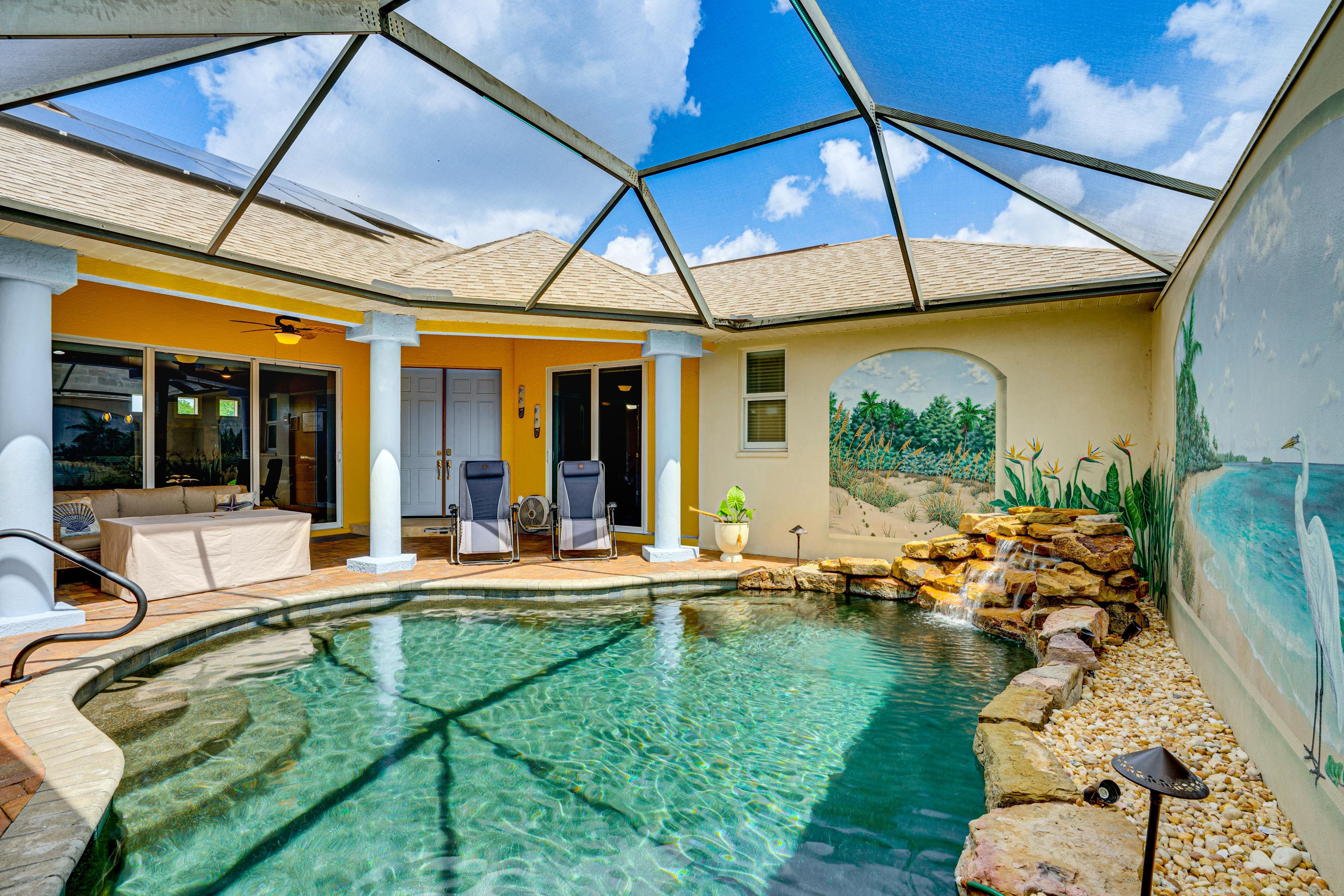 Cape Coral Vacation Rental | 3BR | 3BA | 2,628 Sq Ft | Threshold Step to Enter