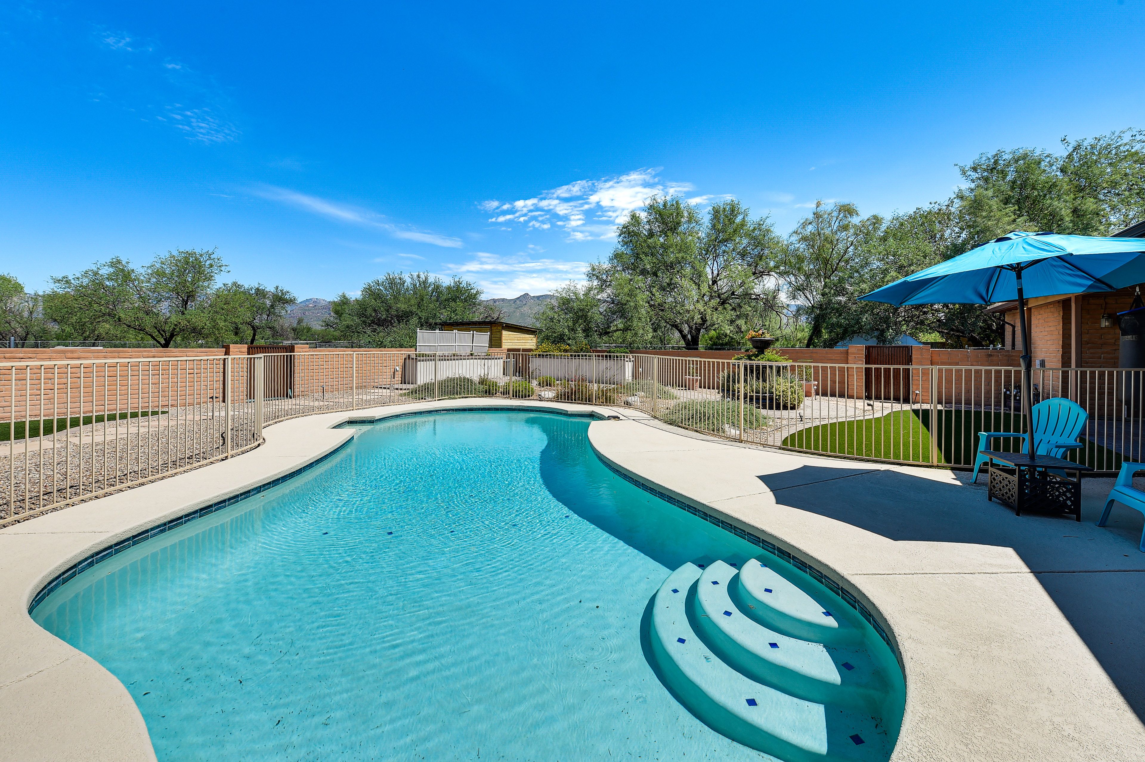 Tucson Vacation Rental | 4BR | 3BA | 2,200 Sq Ft | 1 Step to Enter