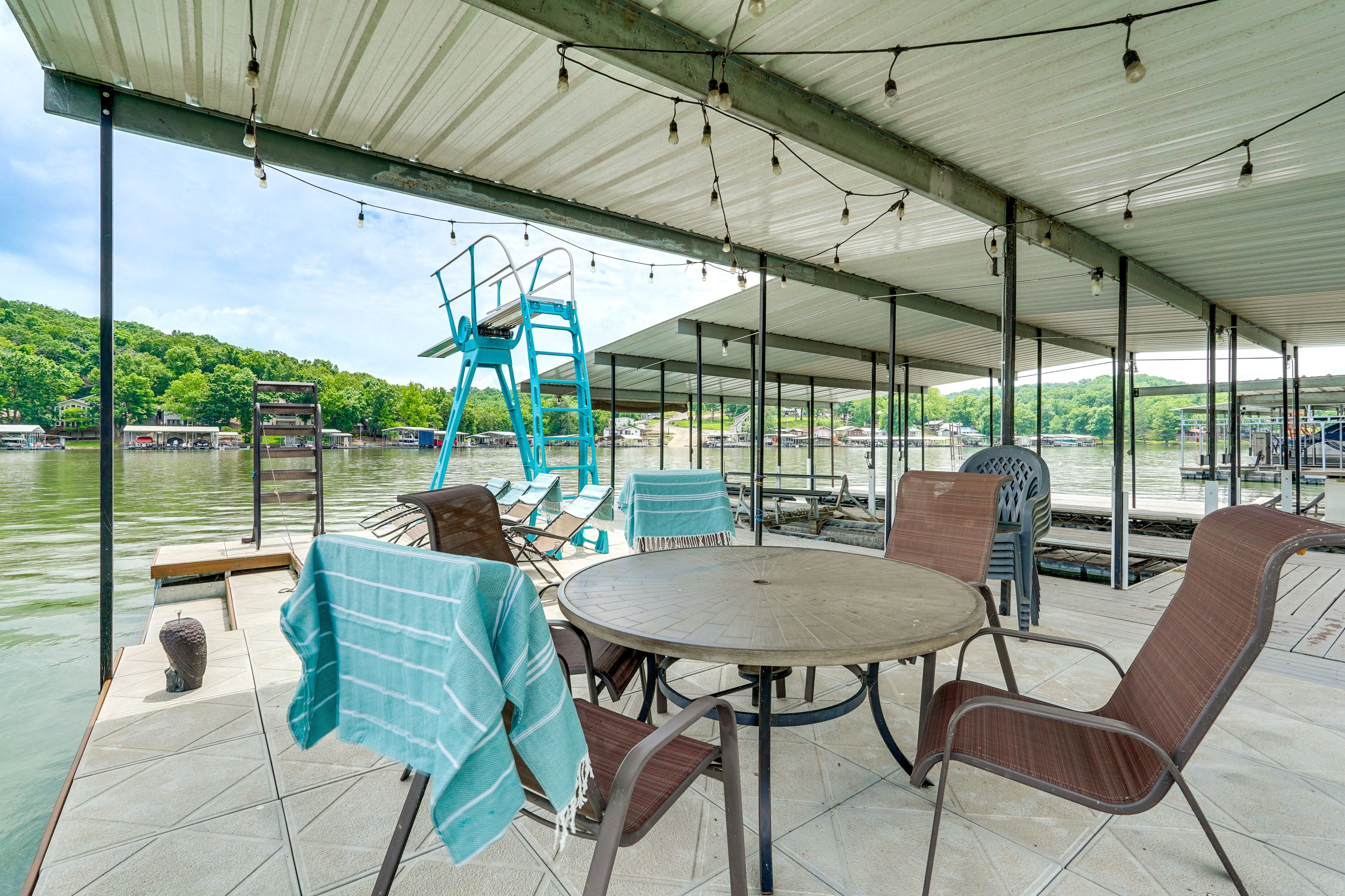 Private Boat Dock | Boat Slip & Jet Ski Lift | Diving Board