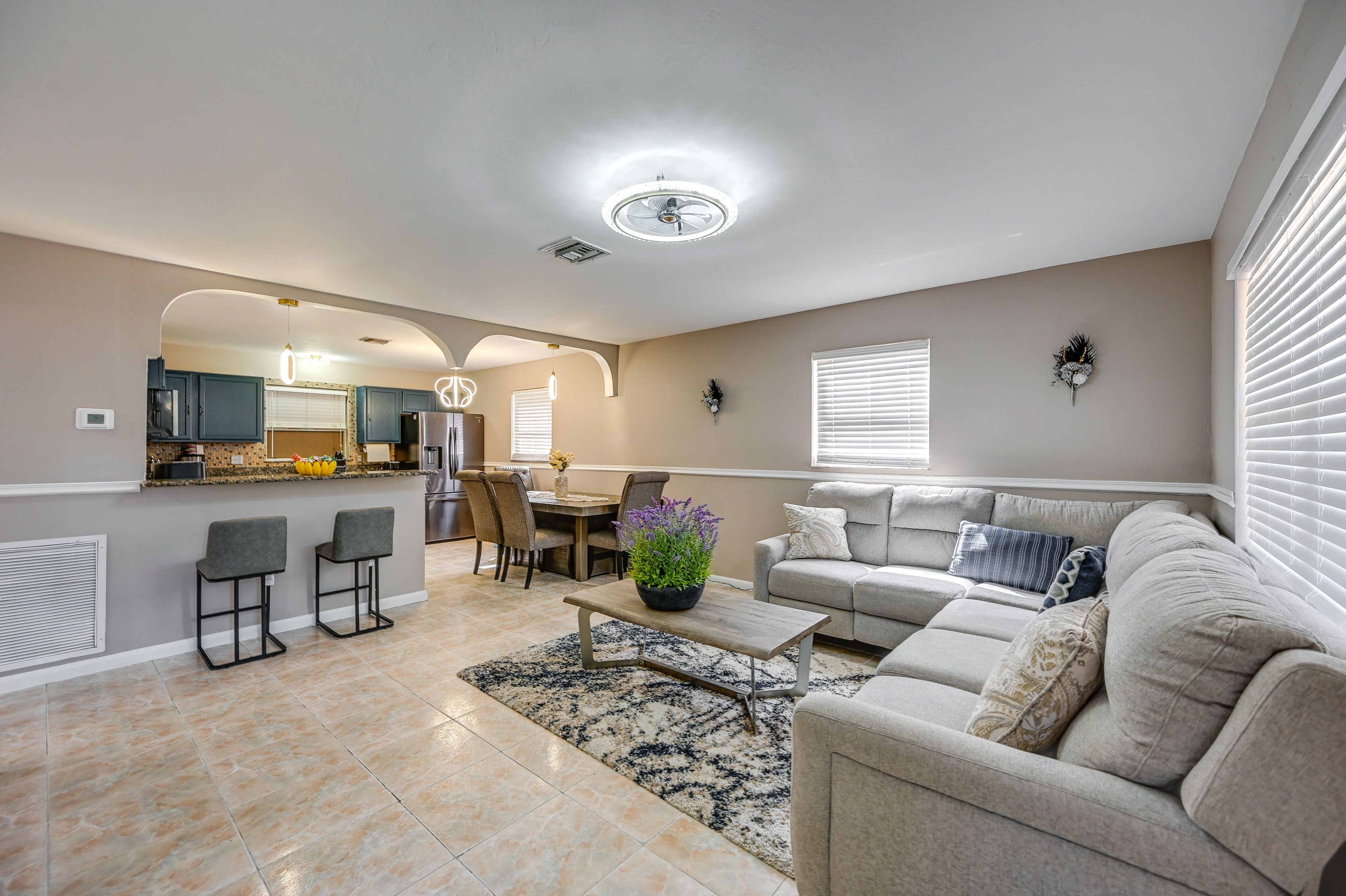Living Area | Dining Table | Breakfast Bar