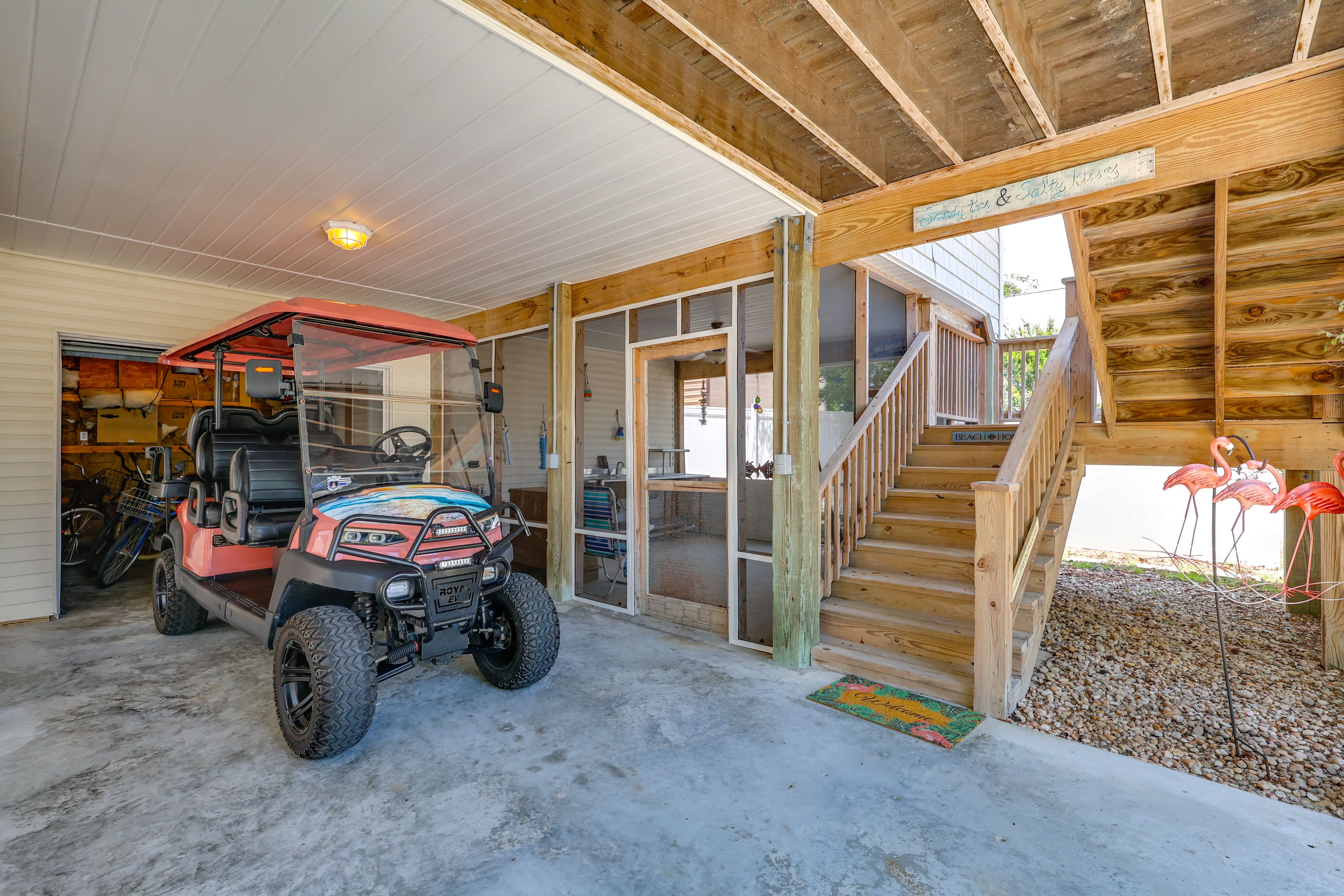Golf Cart Provided | Beach Gear & Bikes