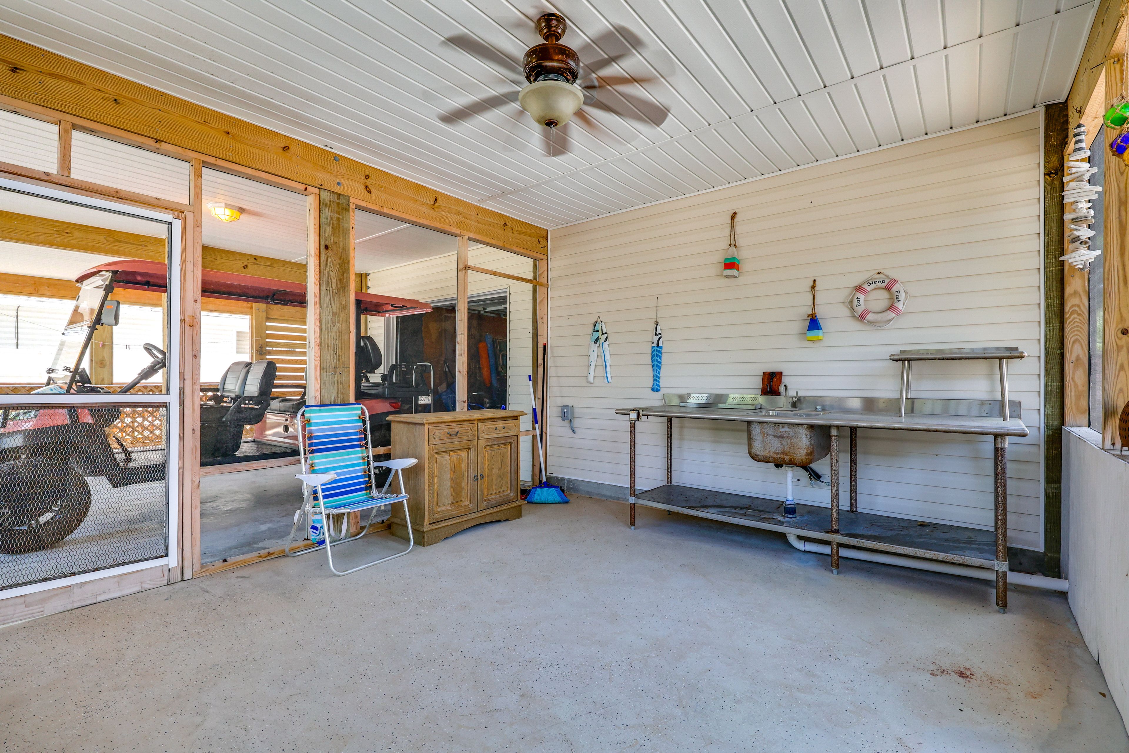 Patio | Fish Cleaning Station