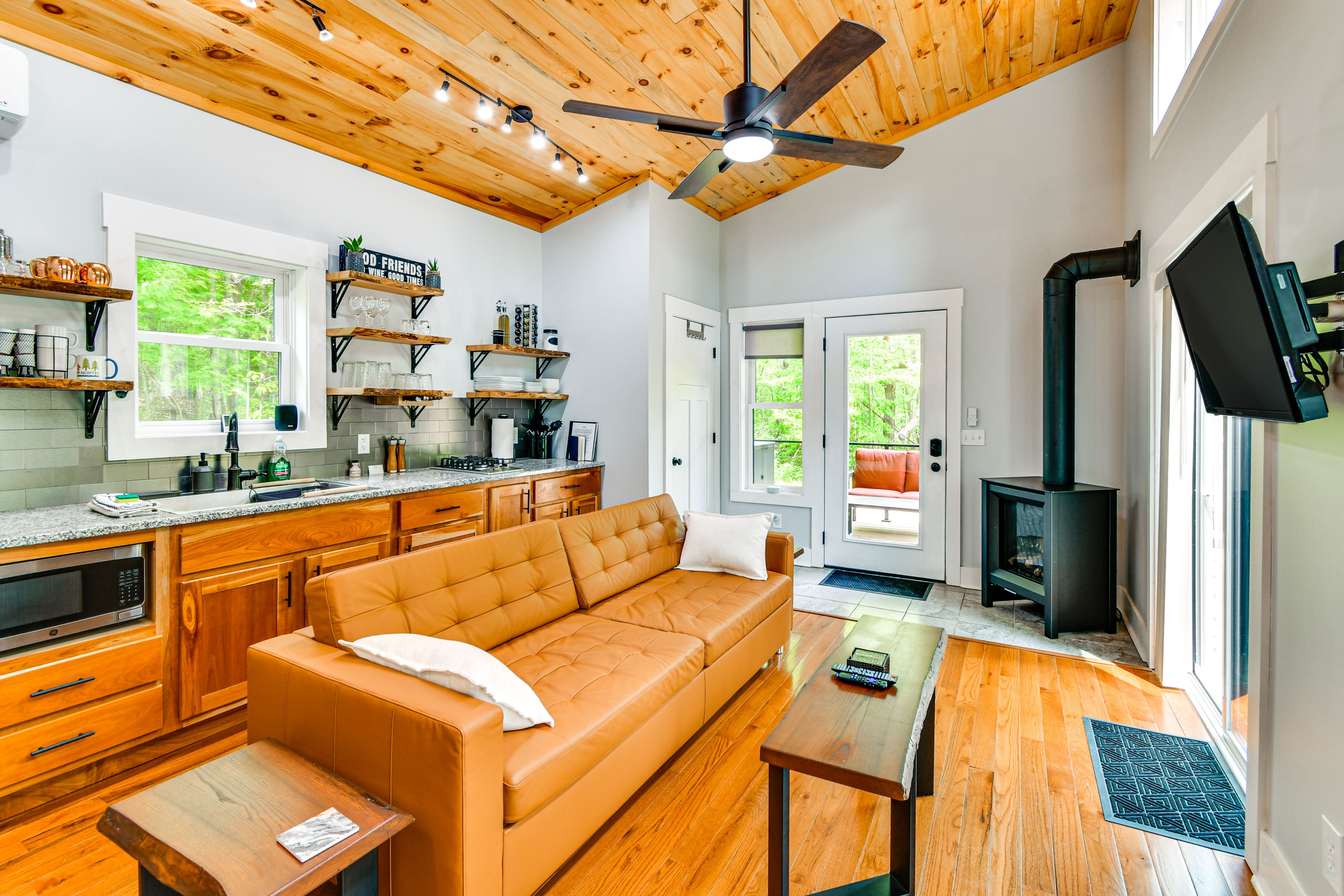 Wooded Comfort Cabin Interior