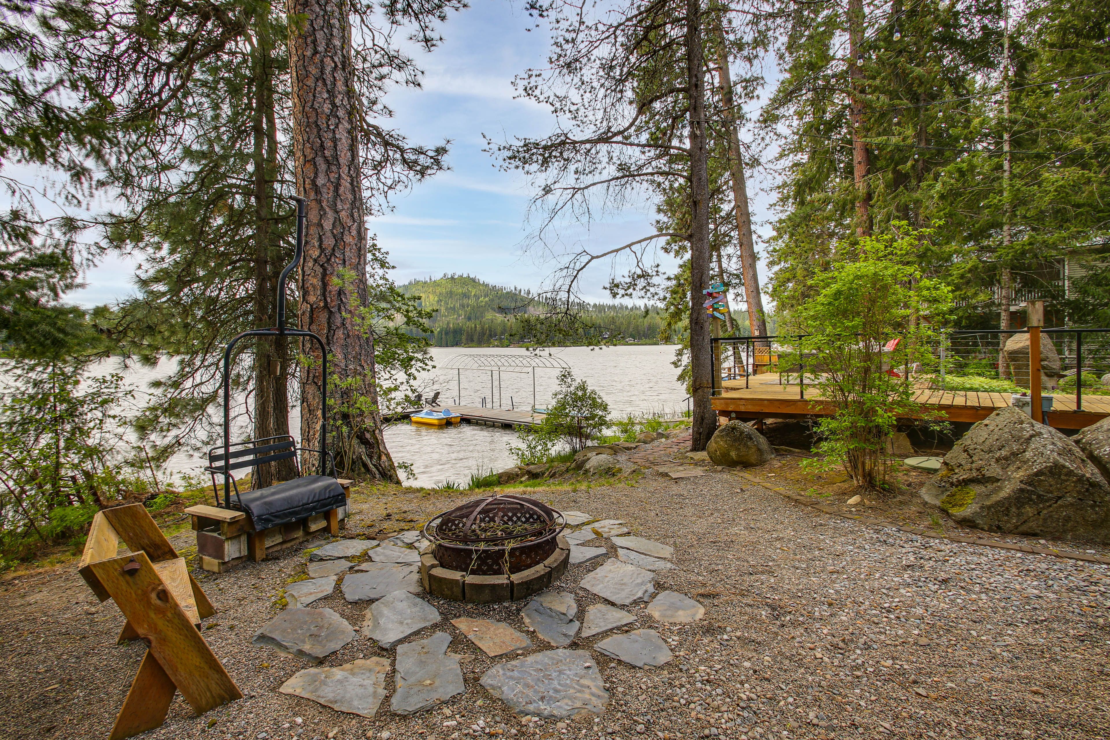 Lakefront Backyard