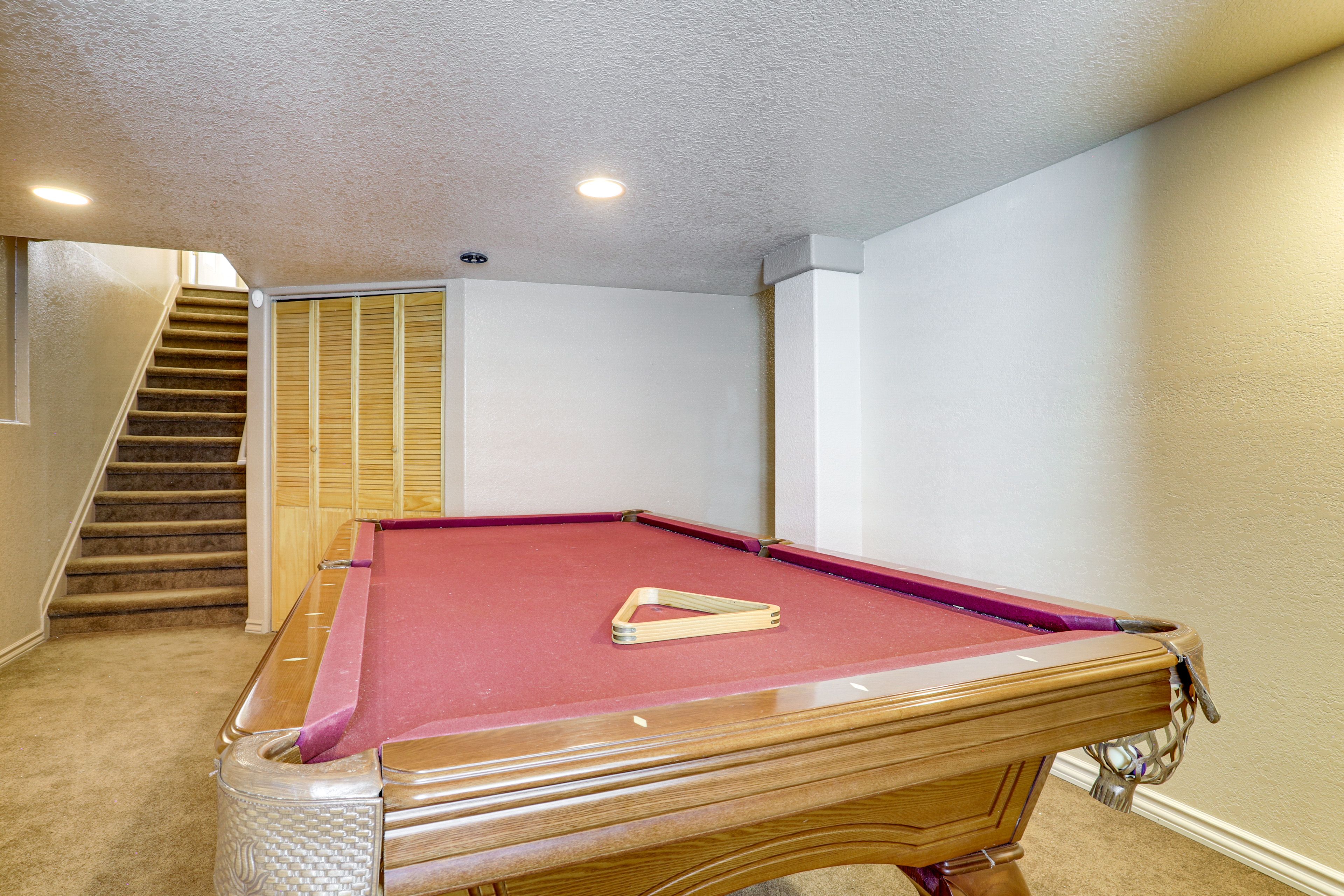 Basement | Pool Table | Gym Equipment | Lower Level