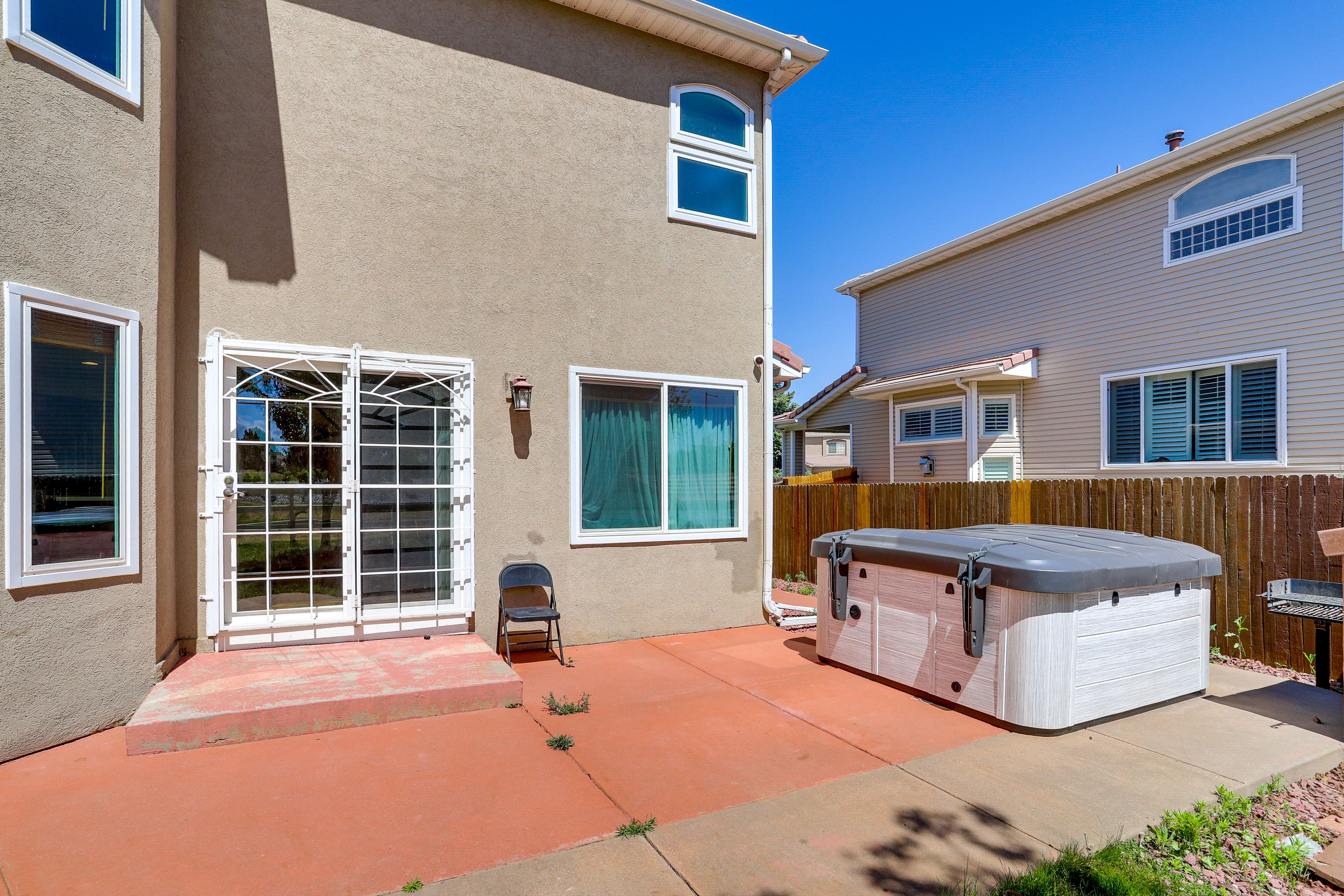 Furnished Patio | Hot Tub | Outdoor Dining | Private Yard