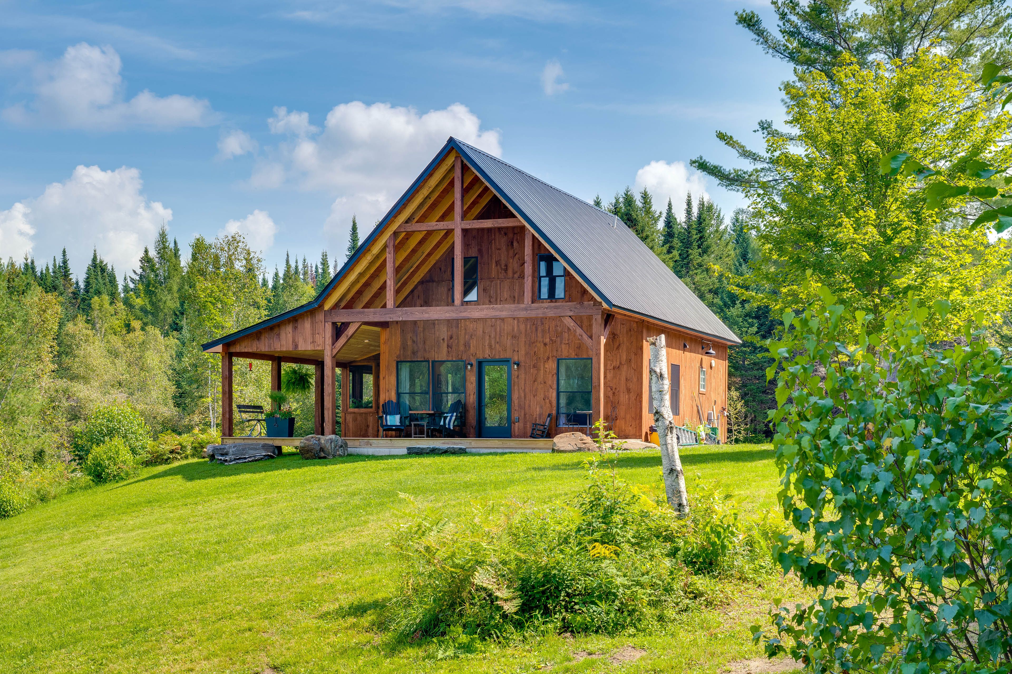 Sunset House Exterior | 2-Story Cabin