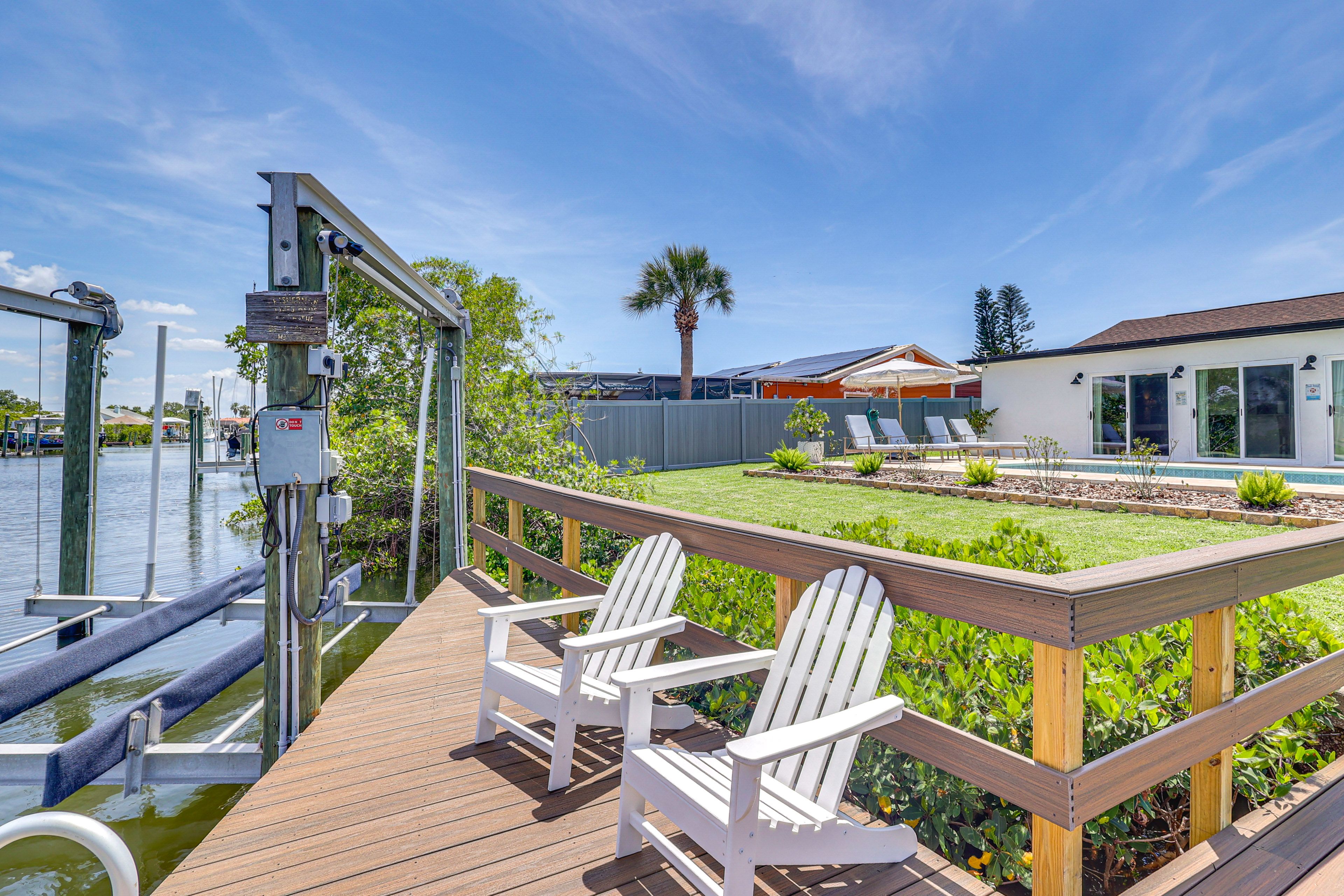 Private Canal-Front Dock (w/ Prior Approval)