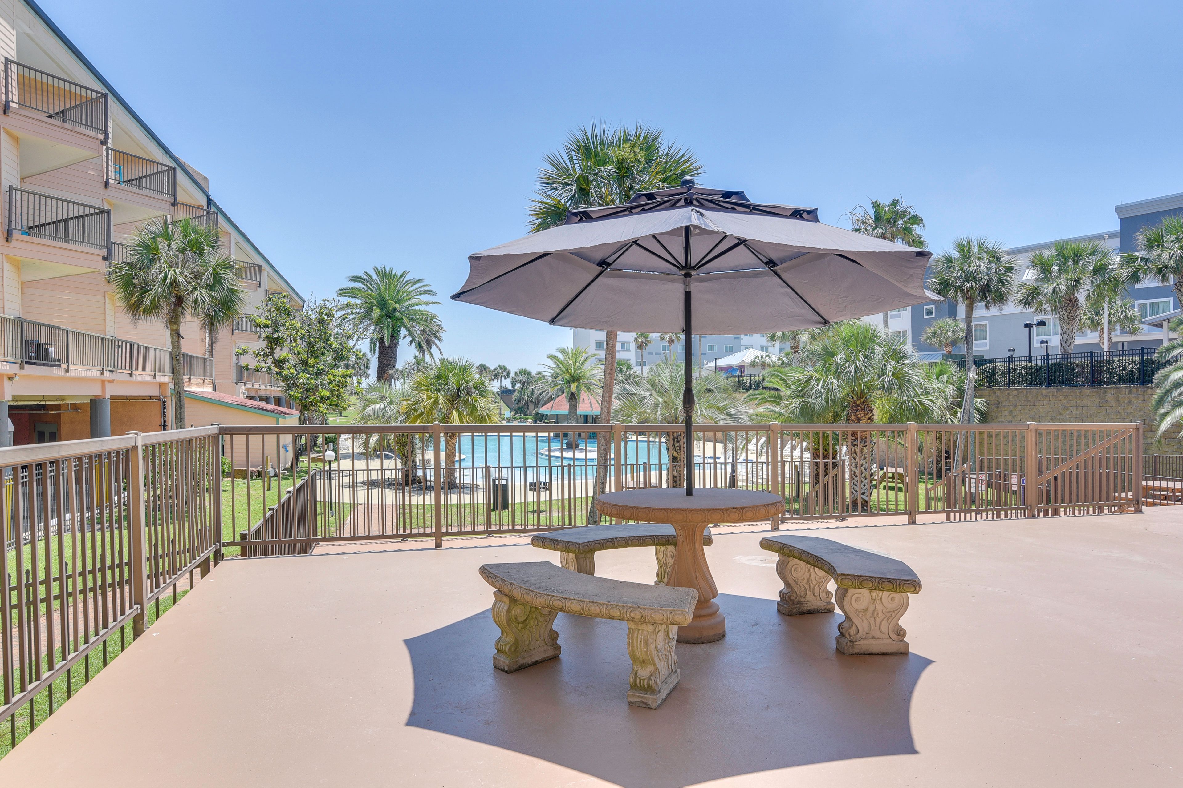 Private Balcony | Single-Story Condo on 1st Floor