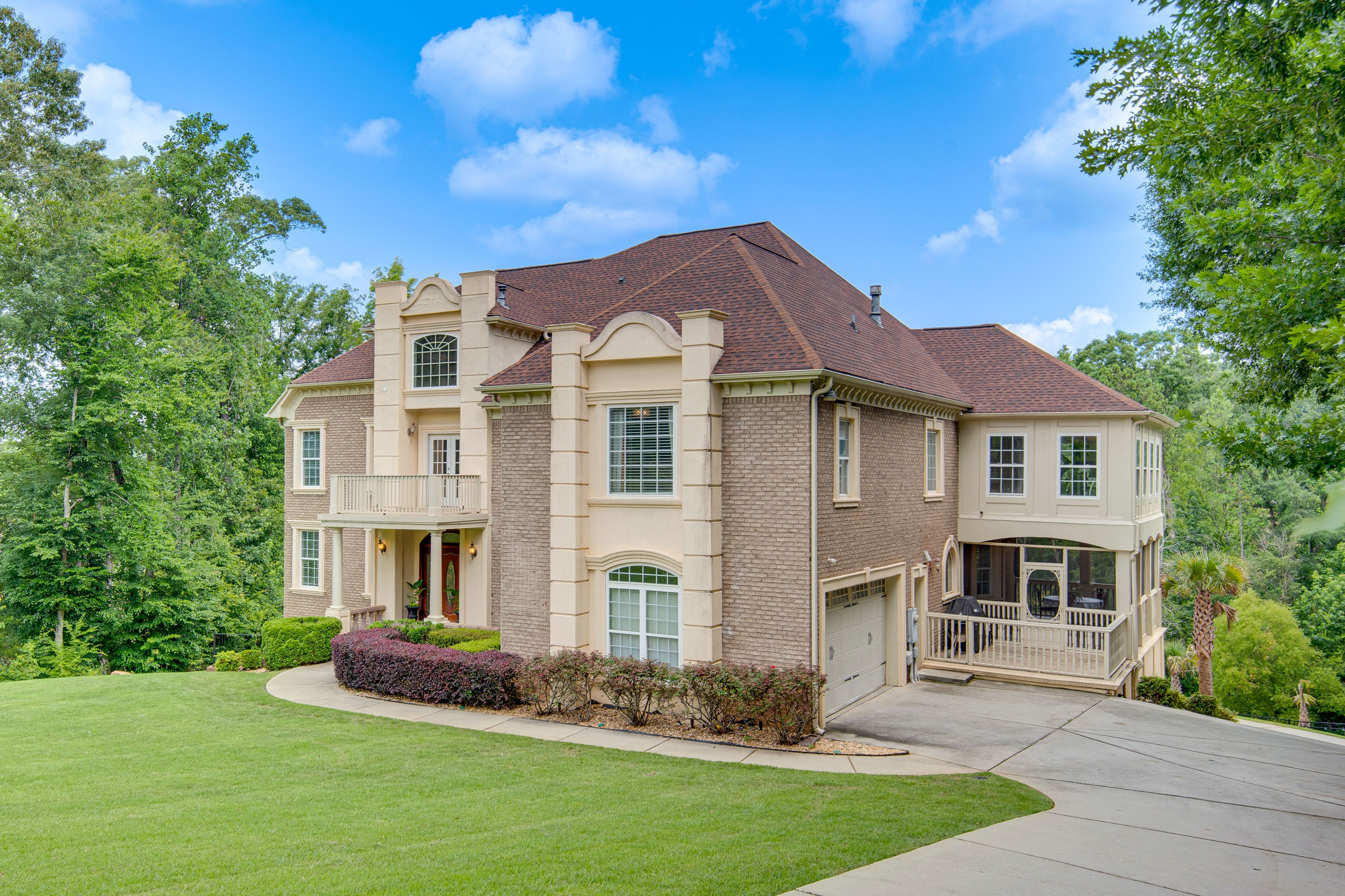 Front Exterior | Spacious Yard | 4-Story Home