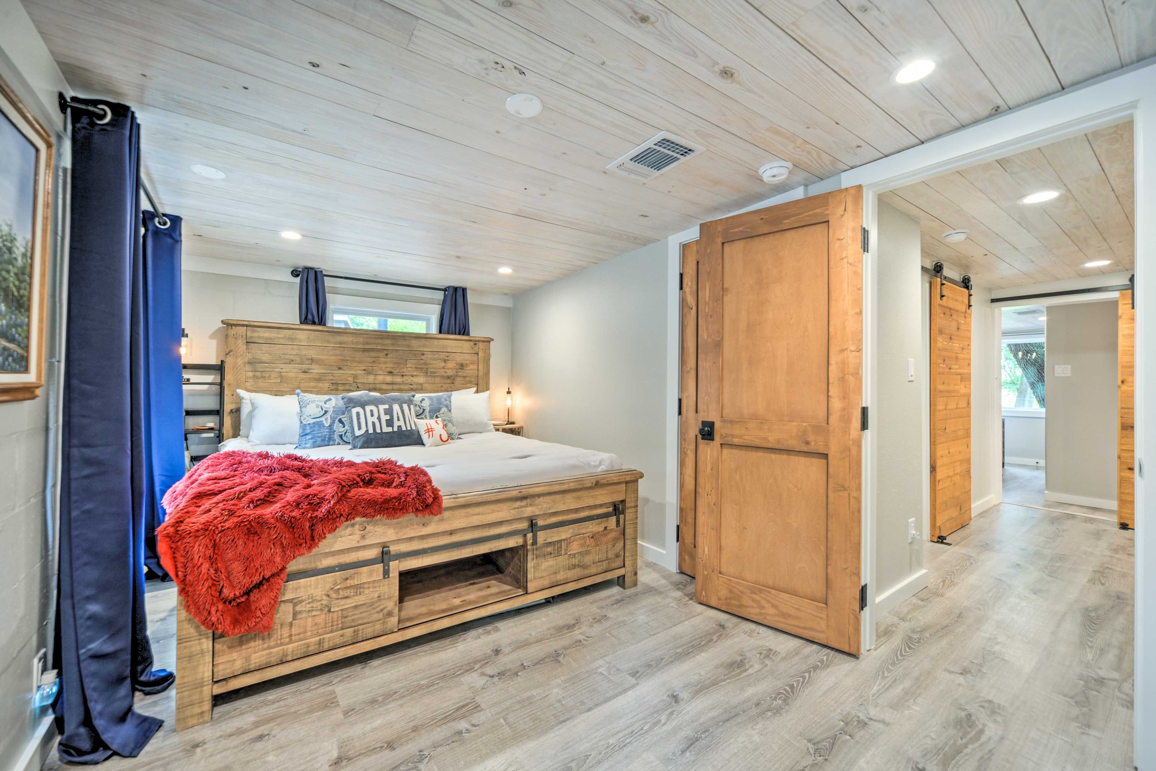Bedroom 3 | Unit 1 | King Bed | Twin Bunk Bed