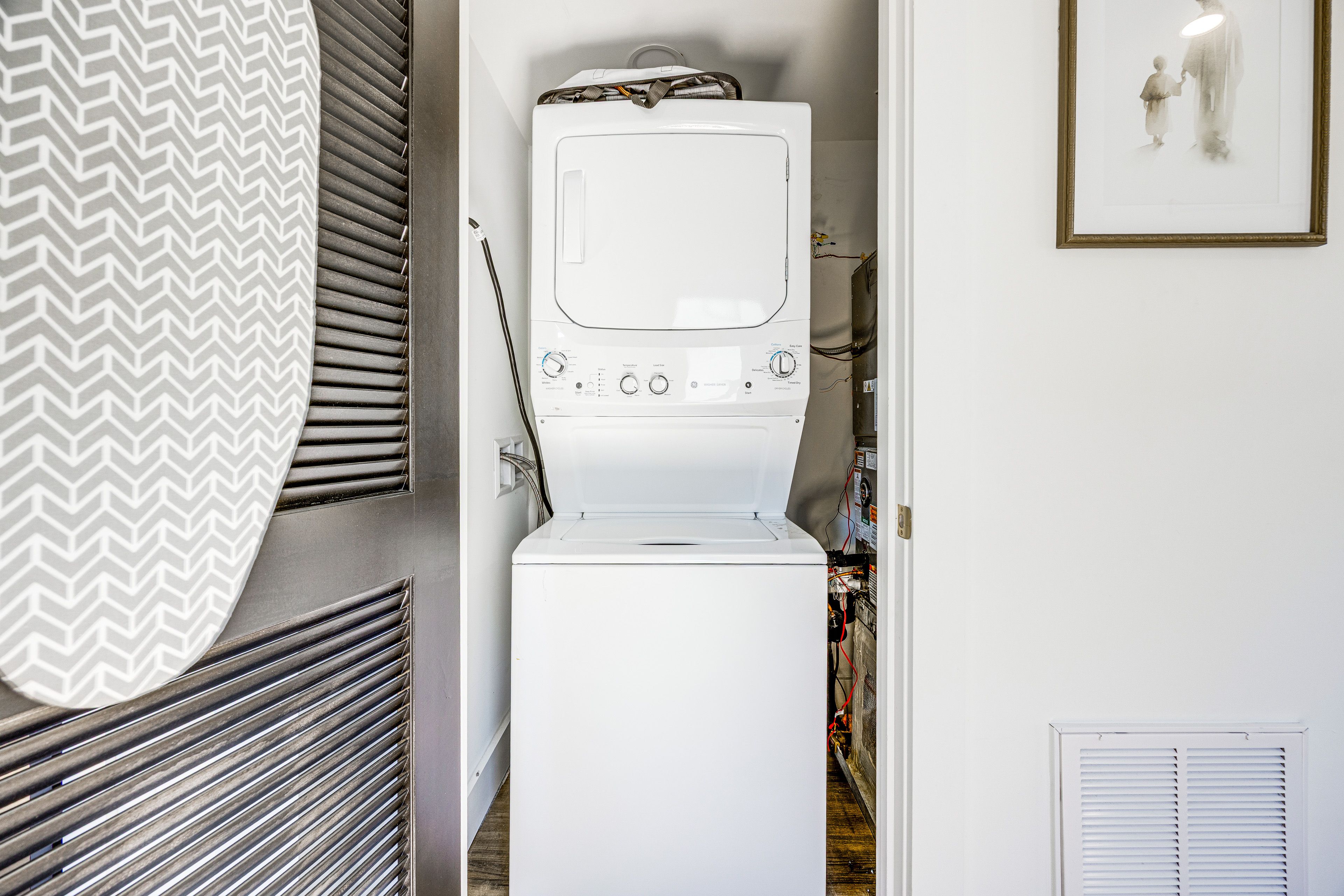 Stacked Laundry Machines | Main Level