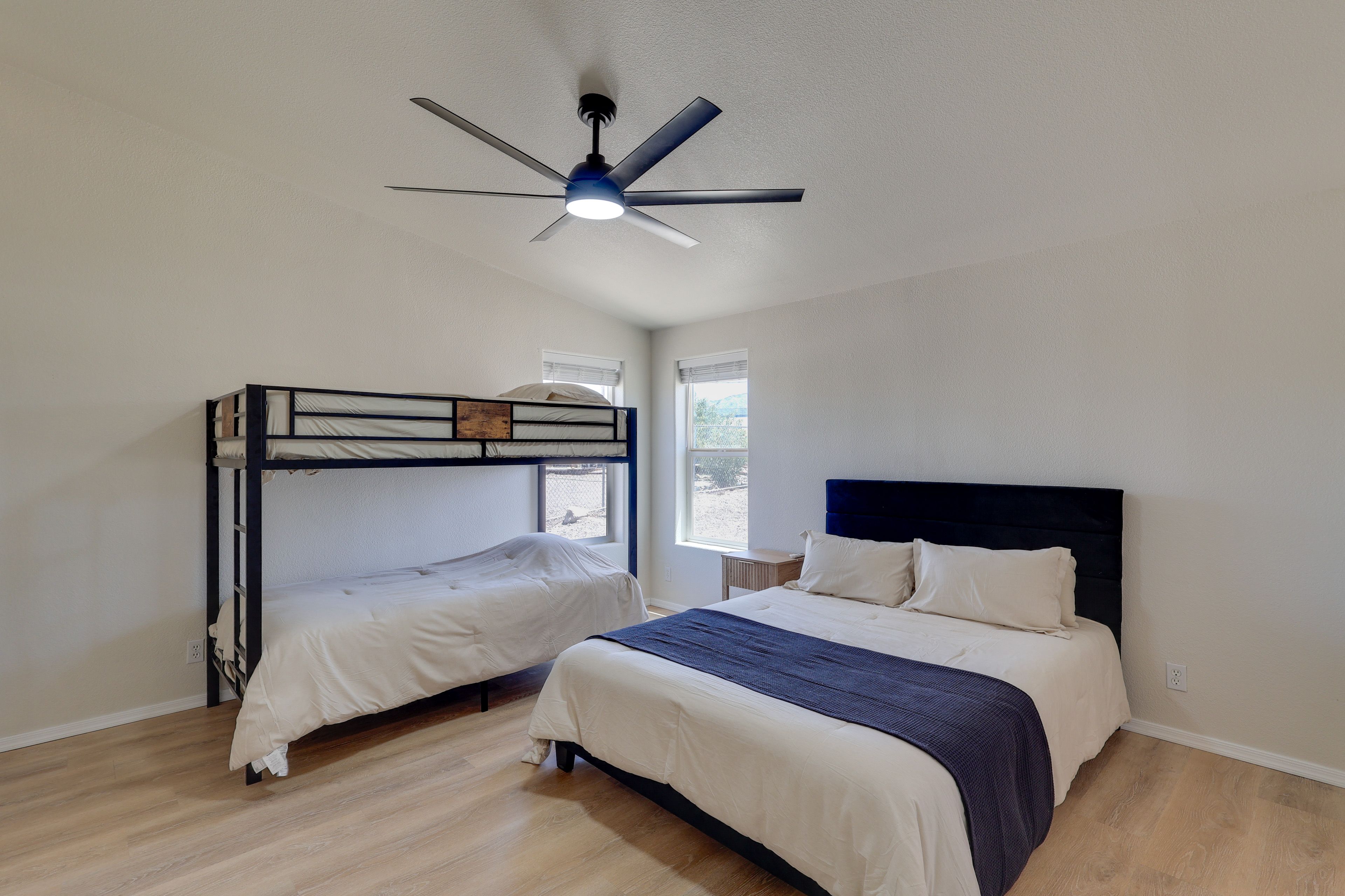 Bedroom 1 | Queen Bed | Twin Bunk Bed