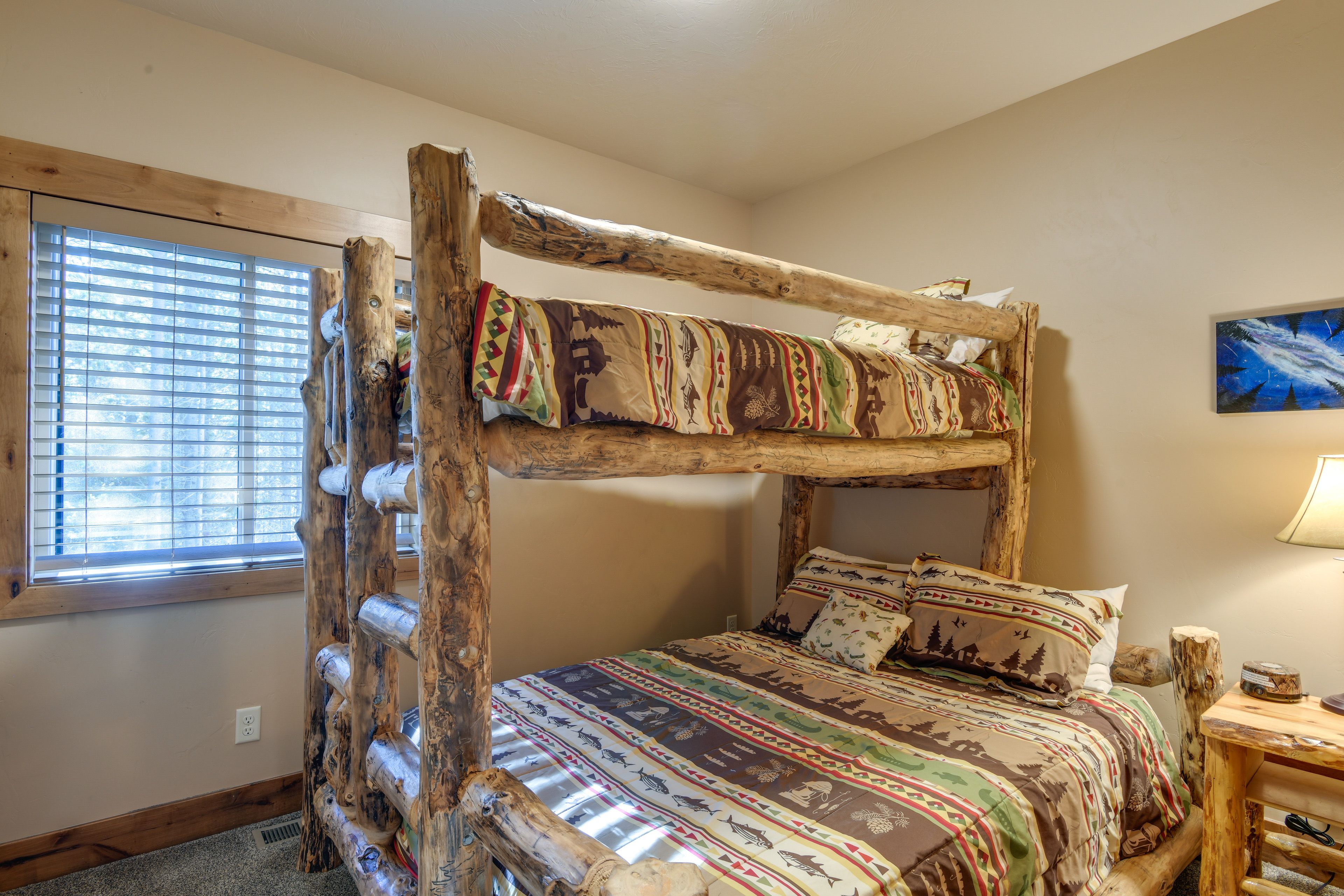Lodge 1 | Bedroom 3 | Twin/Queen Bunk Bed