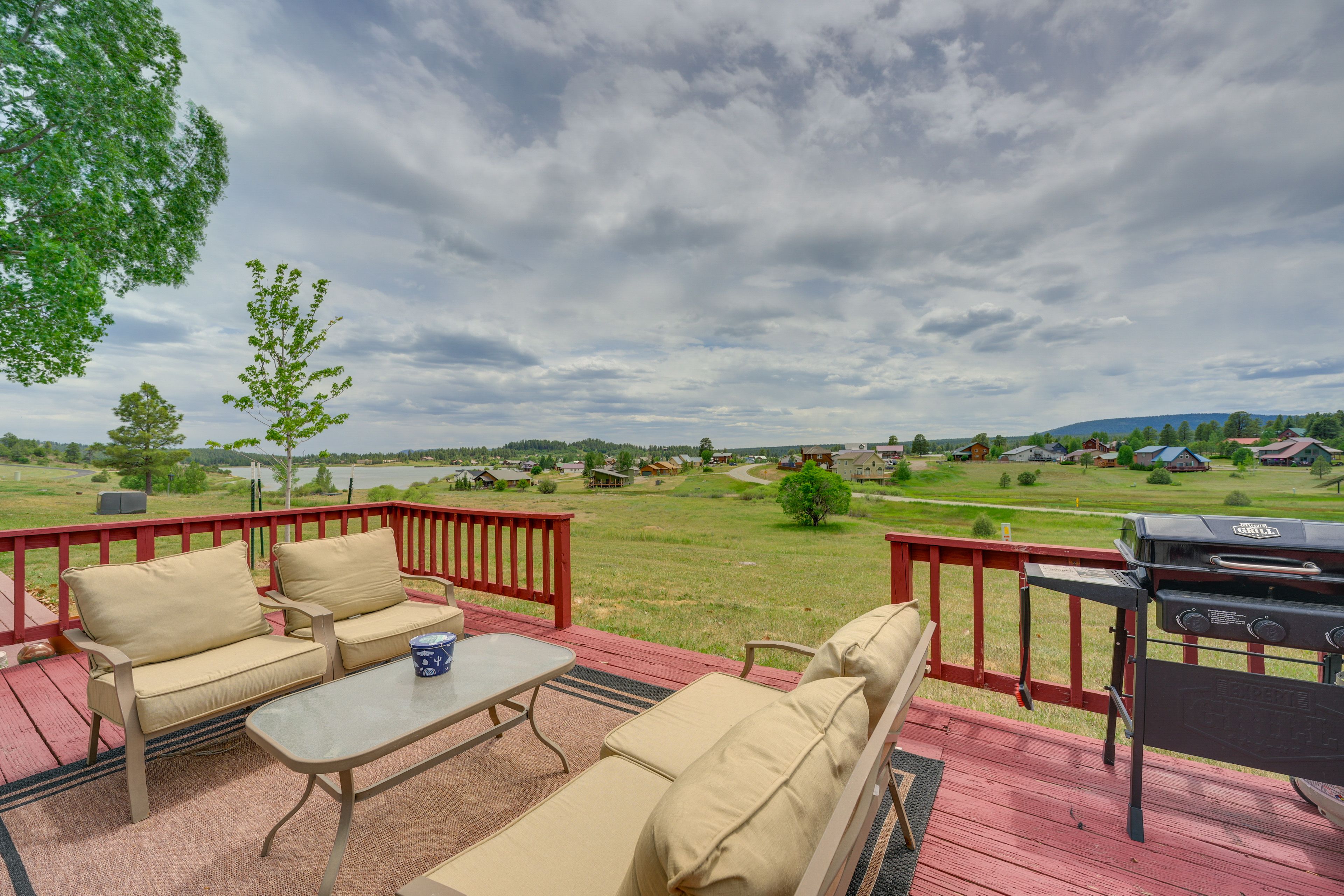 Furnished Deck | Lake & Mountain Views