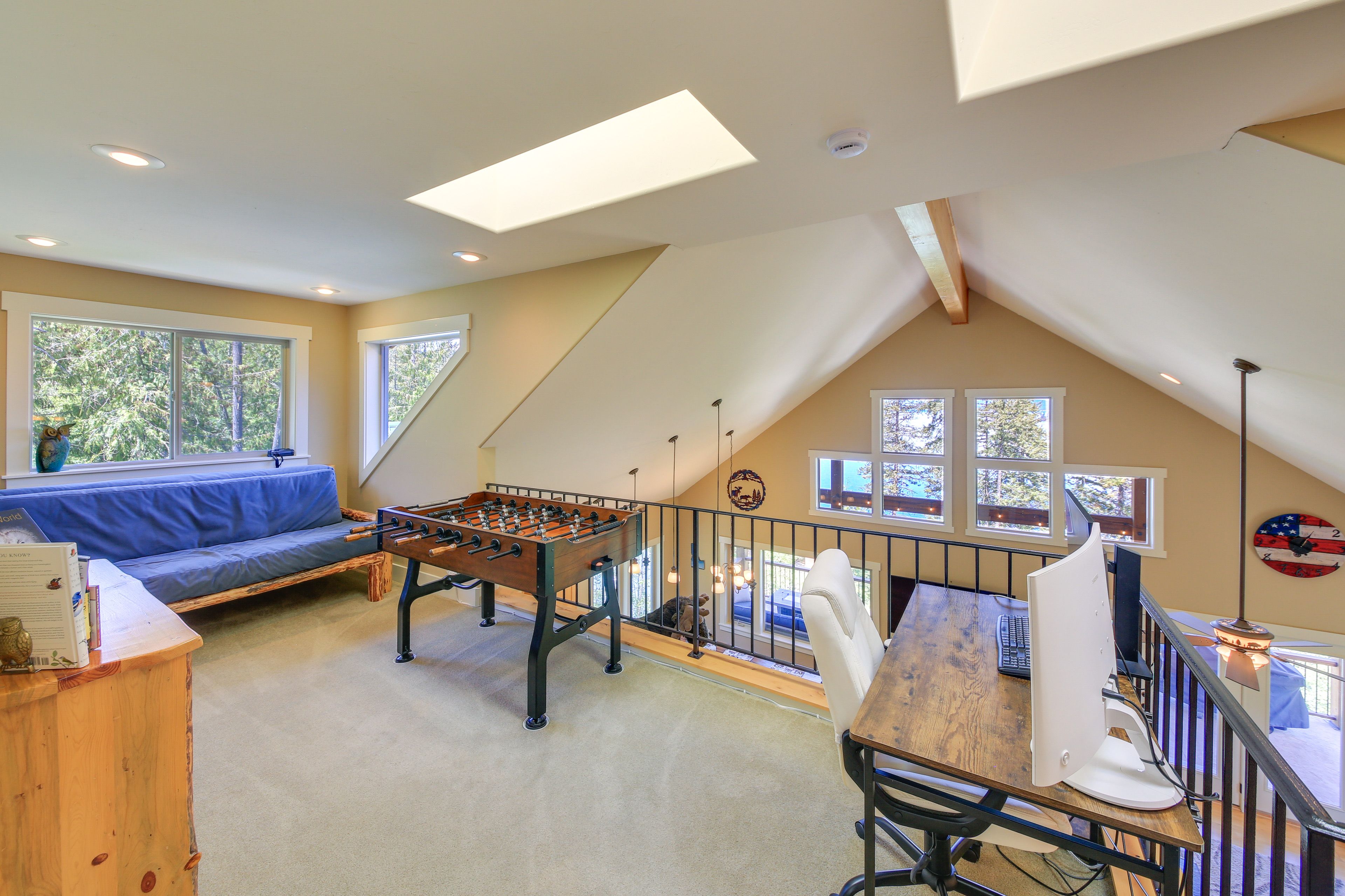 2nd Floor Landing | Foosball Table | Dedicated Workspace